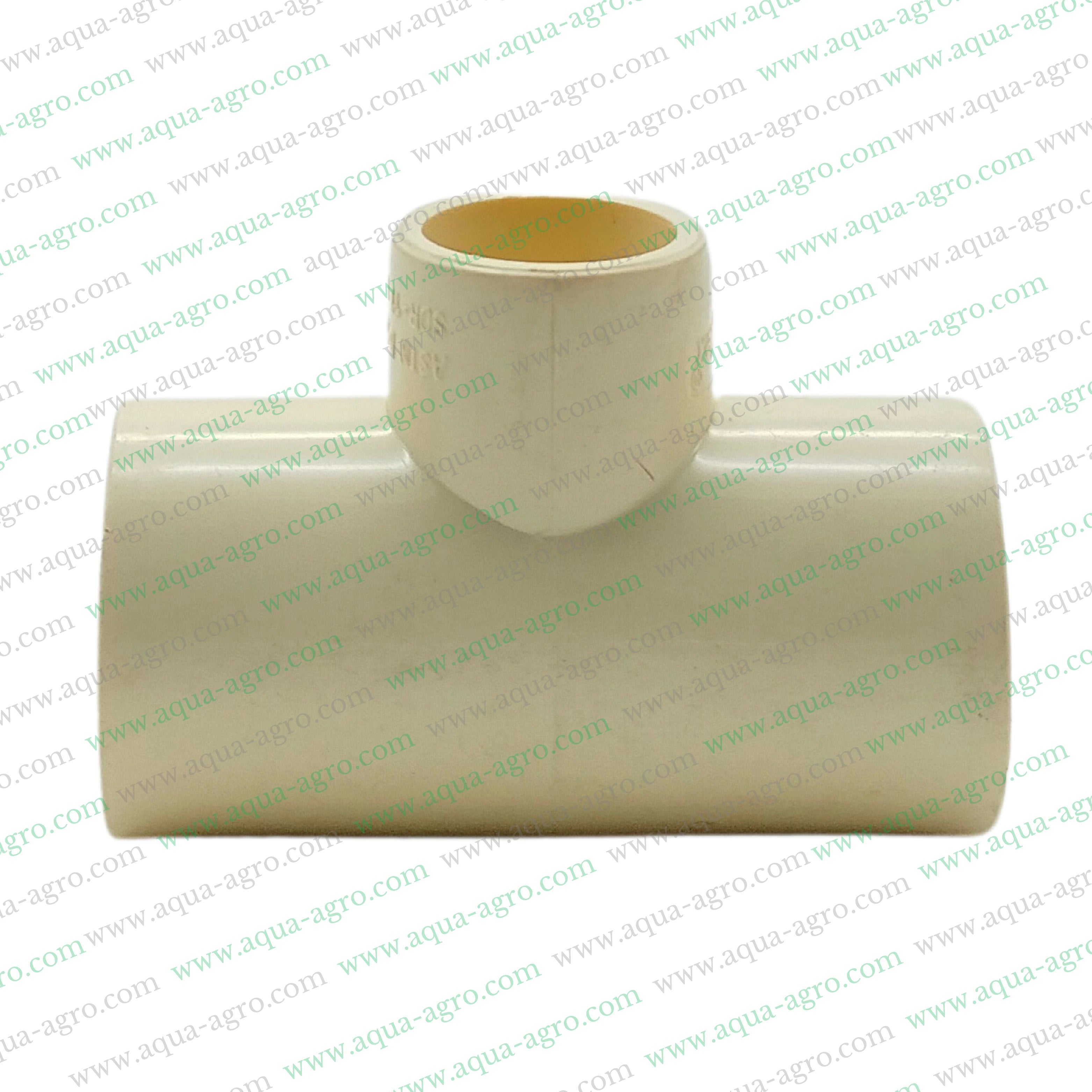CPVC reducing tee 0.75 inch to 0.5 inch,CPVC reducing tee 20mm to 15mm,CPVC pipe fittings reducing tee SDR 11,Finolex CPVC reducing tee,CPVC pipe fittings