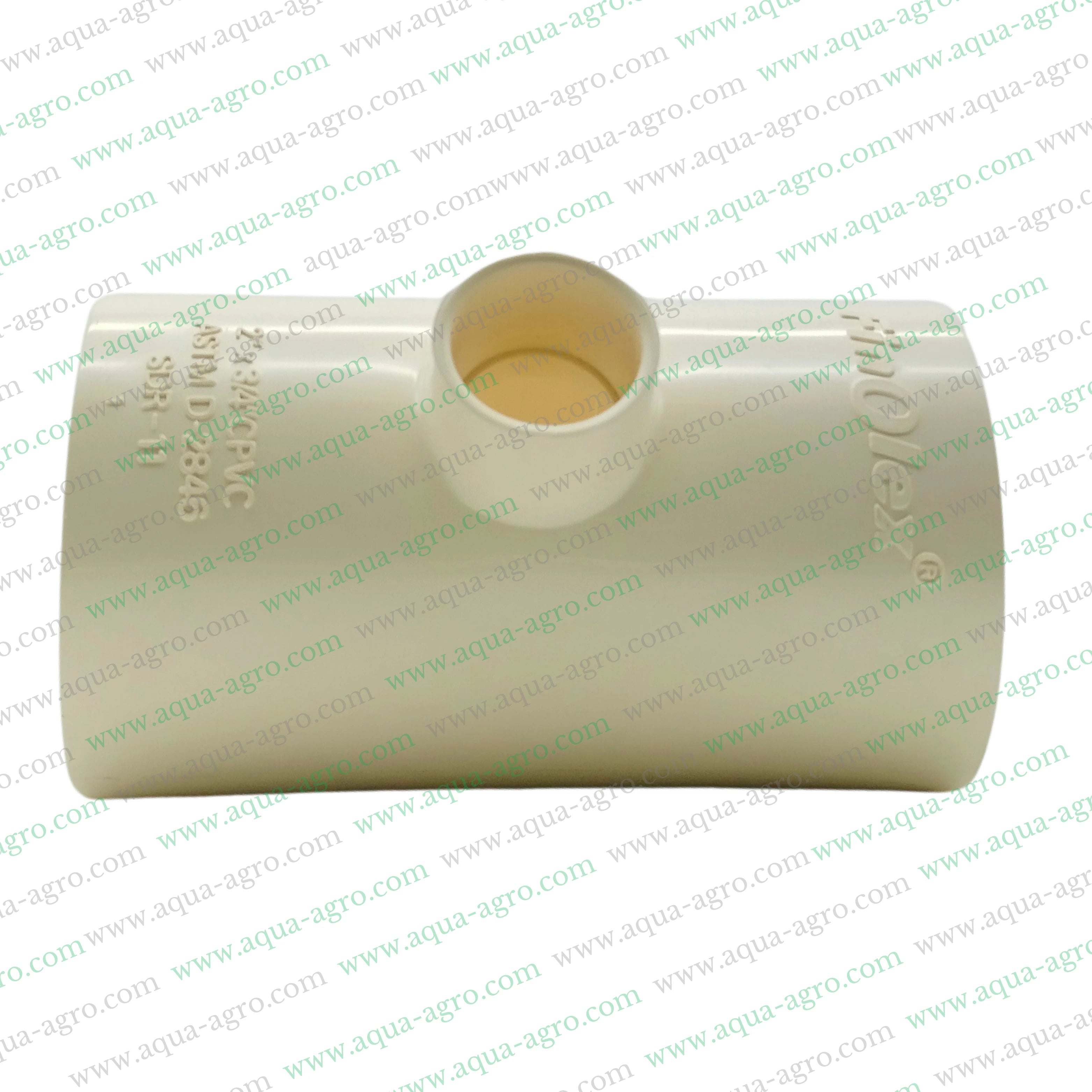 CPVC reducing tee 2 inch to 0.75 inch,CPVC reducing tee 50mm to 20mm,CPVC pipe fittings reducing tee SDR 11,Finolex CPVC reducing tee,CPVC plain reducing tee 2 inch x 0.75 inch,CPVC plain reducing tee 50mm x 20mm