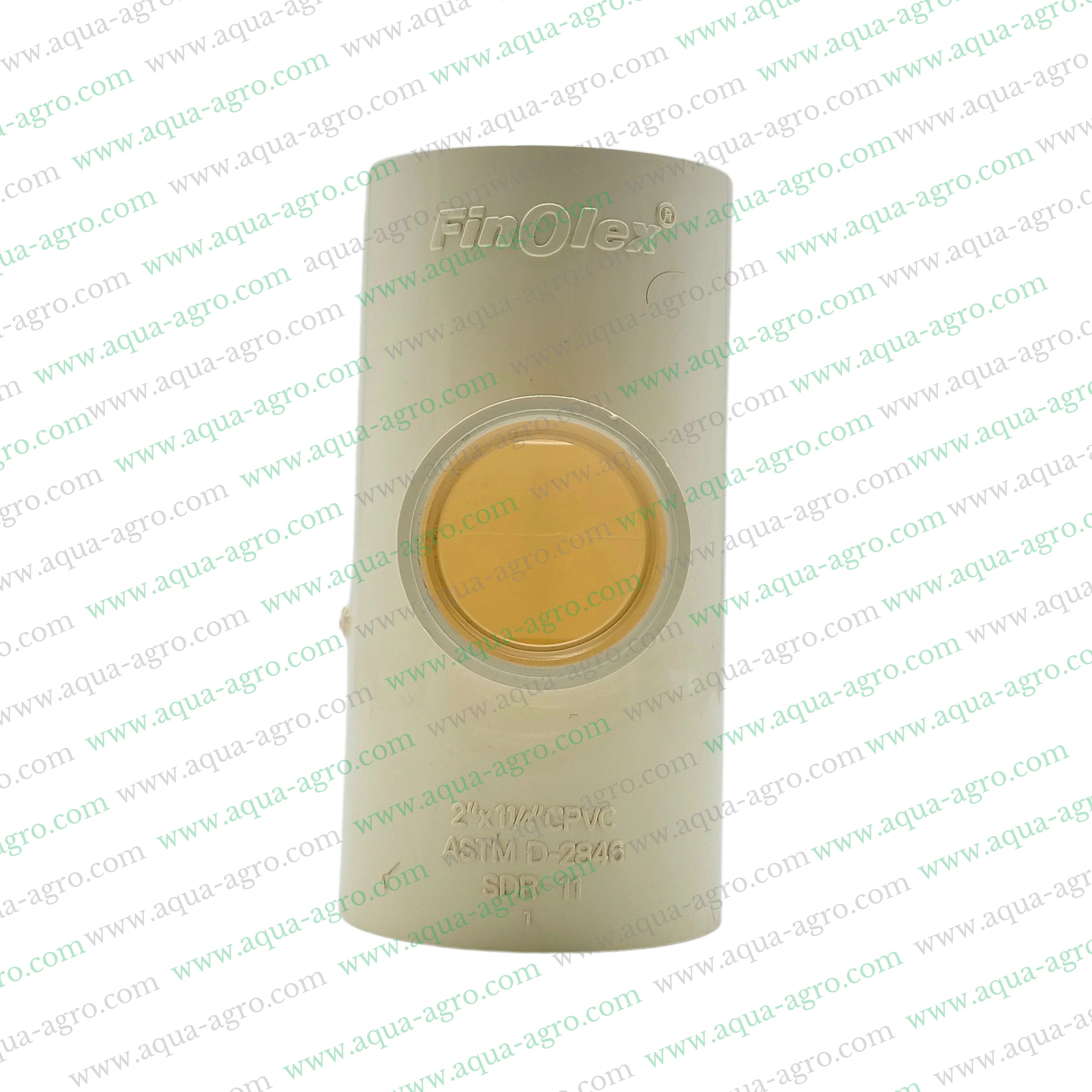 Finolex CPVC reducing tee 2 inch to 1.25 inch,CPVC reducing tee 50mm x 32mm,CPVC plain reducing tee SDR 11,CPVC pipe fittings reducing tee 2 inch x 1.25 inch,CPVC reducing tee 2" x 1-1/4"