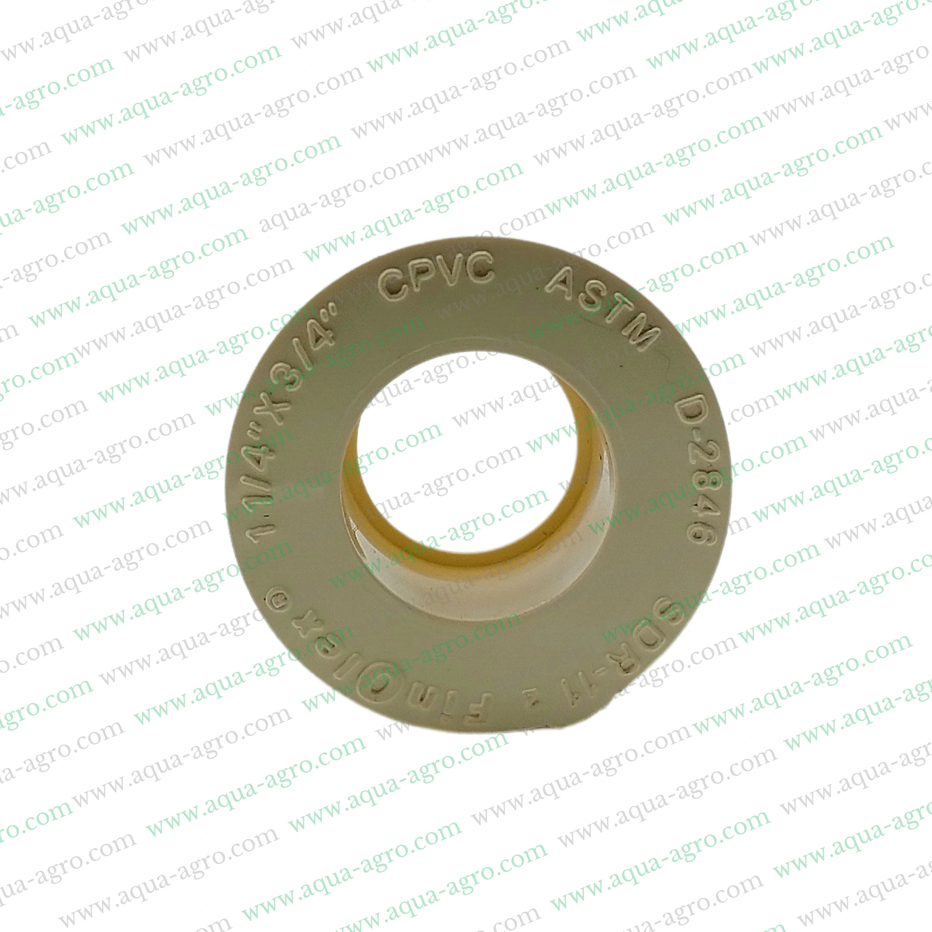 Finolex CPVC reducer bush 1.25 inch to 0.75 inch,CPVC reducer bush 32mm to 20mm,CPVC SDR 11 reducer fittings,Finolex CPVC pipe fittings reducer