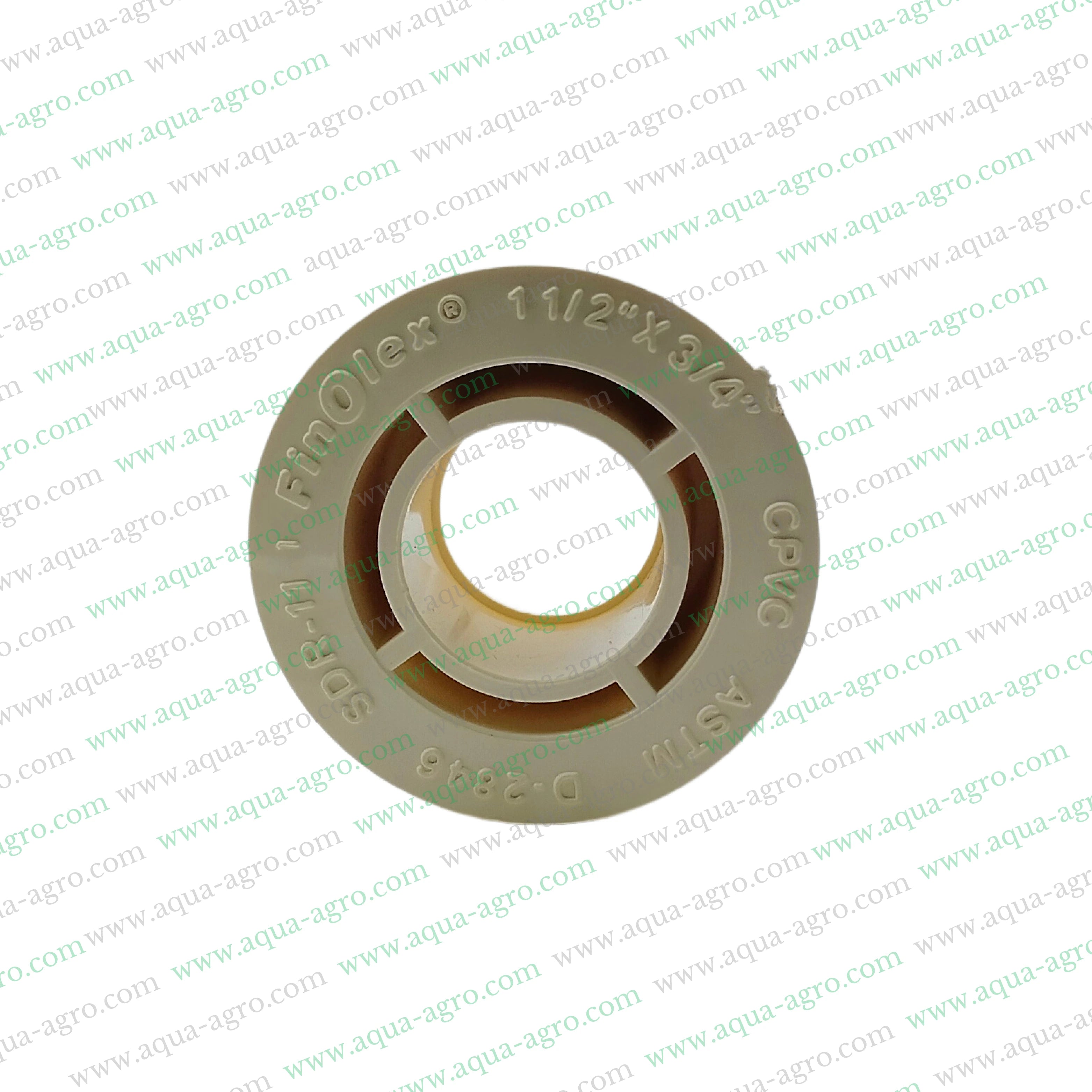 Finolex CPVC reducer bush 1.5 inch to 0.75 inch,CPVC reducing bushing 40mm to 20mm SDR 11,CPVC pipe fittings reducer 1.5 inch to 0.75 inch,Finolex CPVC fittings 40mm to 20mm reducer