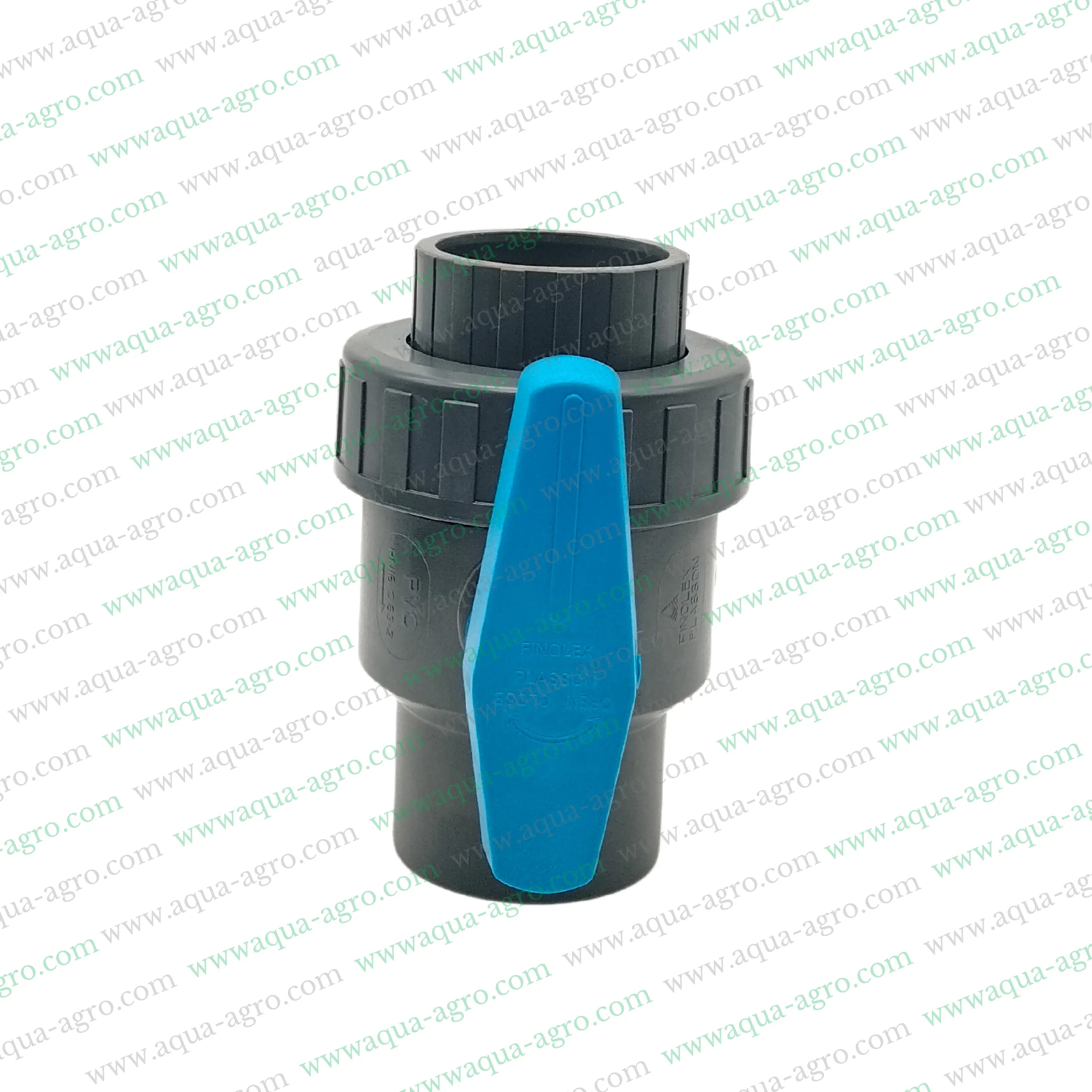 Finolex ball valve 2 inch,Plasson PVC ball valve,Plastic ball valve 63mm,Finolex single union valve,2 inch PVC valve socket,PVC single union ball valve