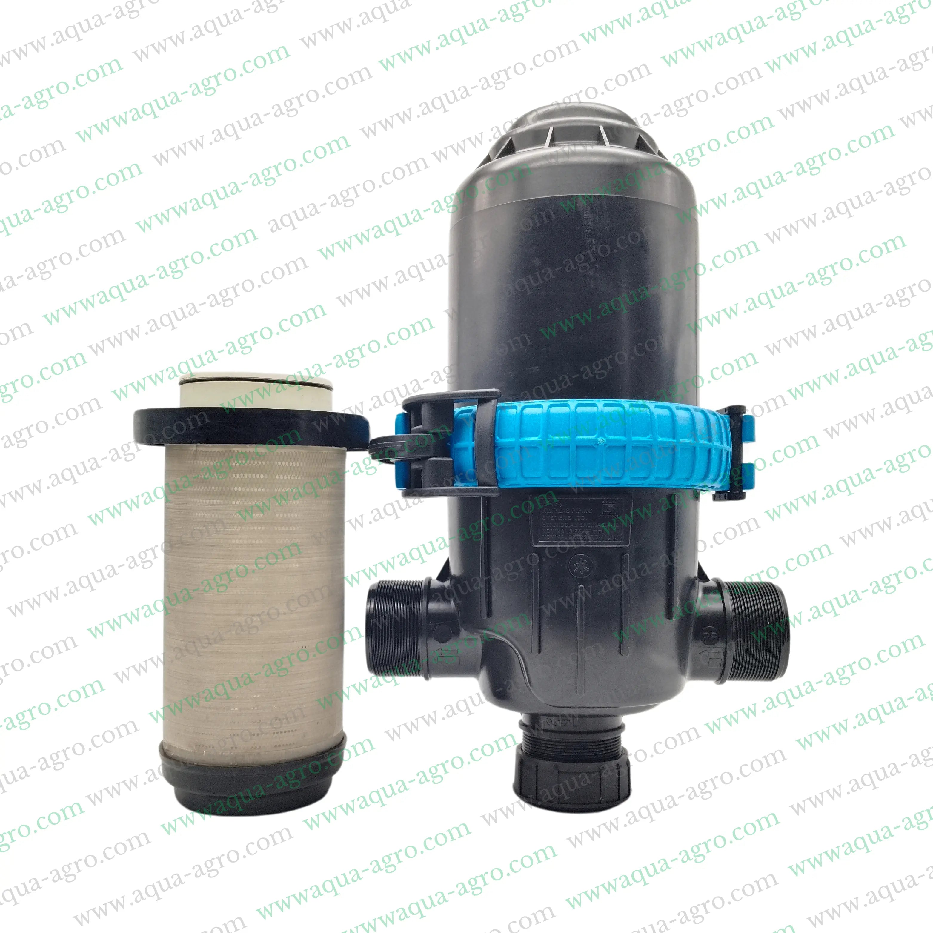 FINOLEX PLASSON - Filter - Screen - 2.5 Inch (75mm) (M-Thd) - T-Type - 30 (m3-Hr) - QAT - Regular Plastic Body