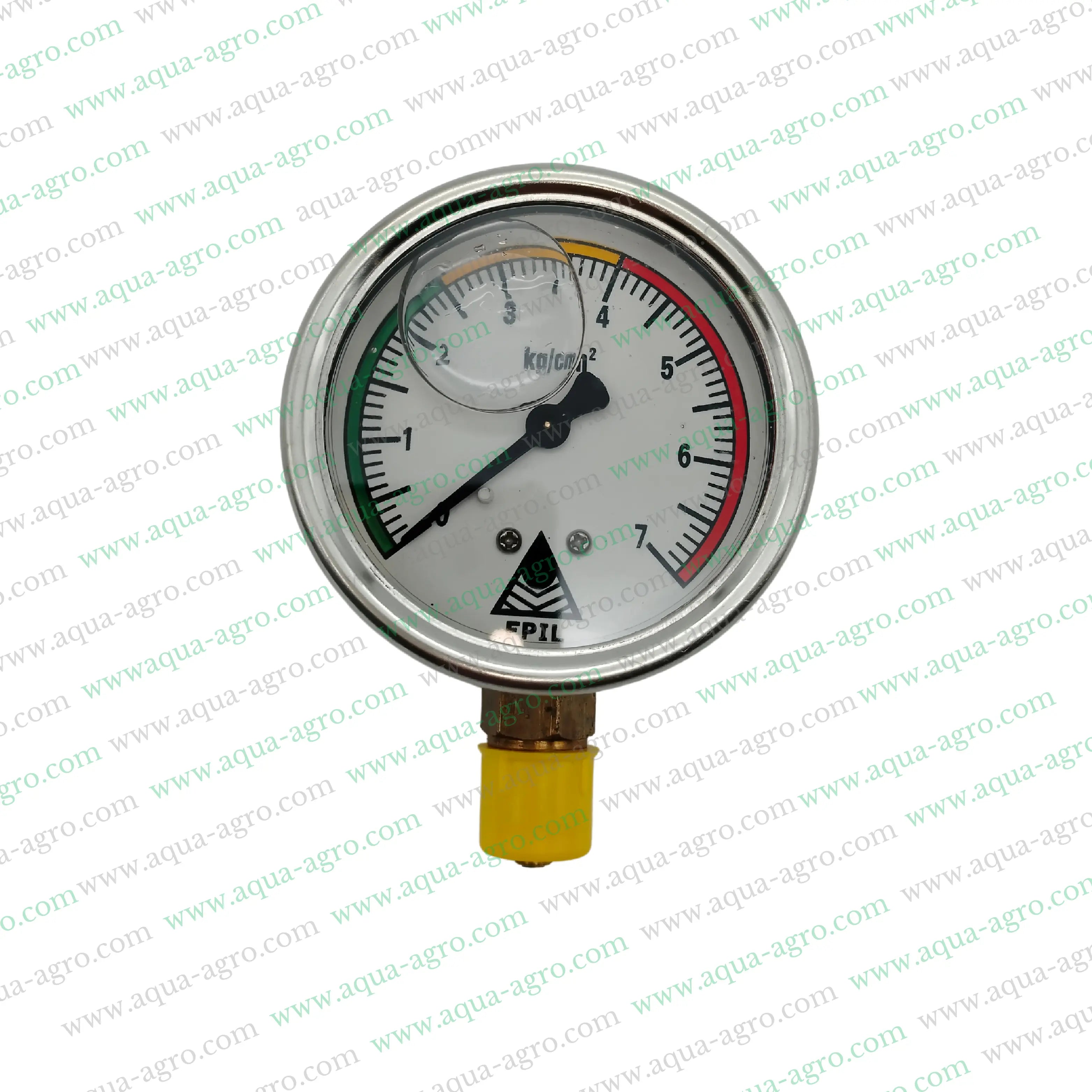 Pressure Gauge,Glycerine Filled Pressure Gauge,2.5 Inch Dial Pressure Gauge,Finolex Pressure Gauge,Stainless Steel Body Pressure Gauge,SS BODY