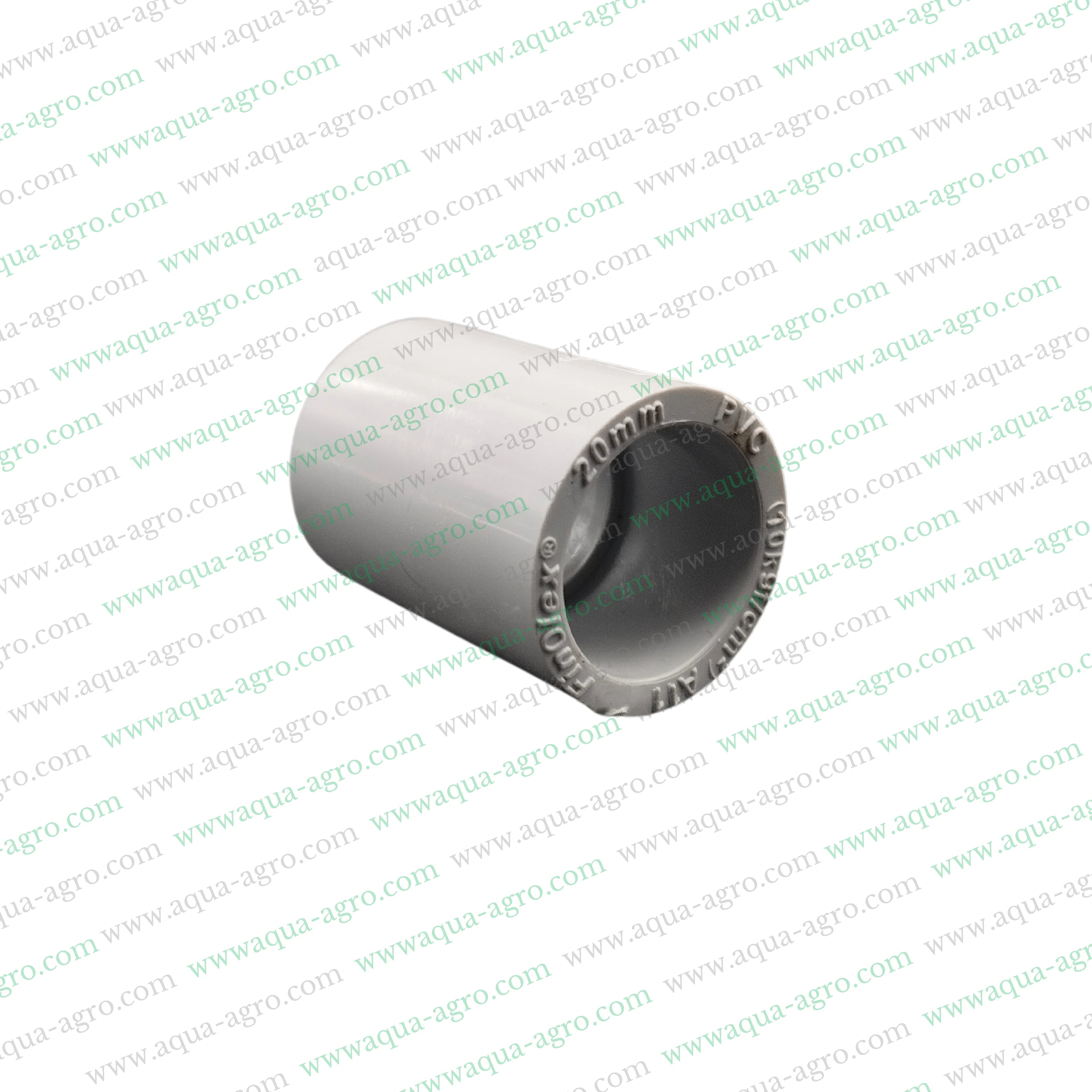 Finolex PVC pipe fittings,0.5 inch pipe joiner,PVC coupler 20mm,0.5 inch PVC fittings,PVC coupler for high pressure,Moulded PVC coupler 20mm