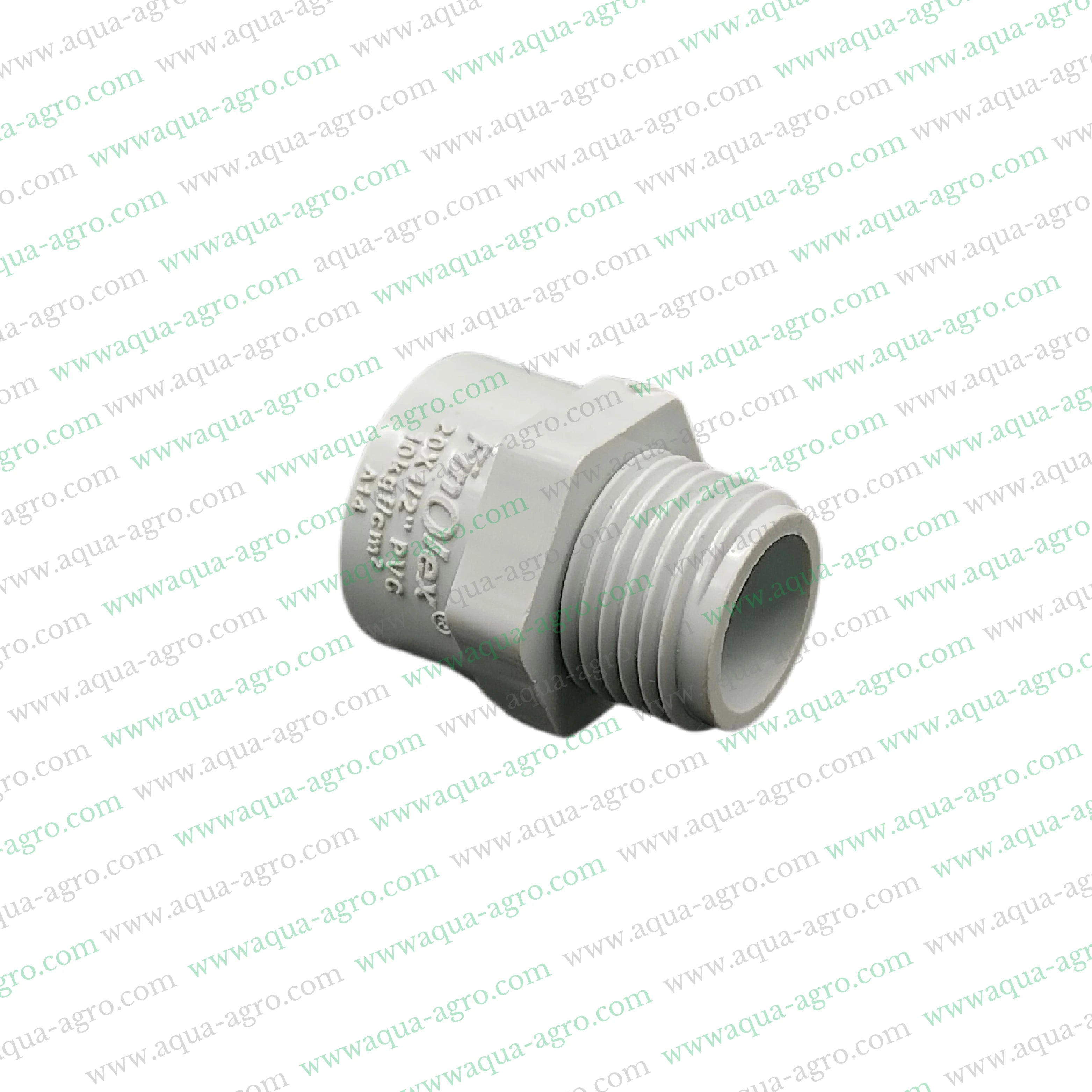 Male threaded adaptor,PVC pipe MTA 20mm,0.5-inch PVC fittings,Finolex pipe adaptor,Moulded pipe fittings