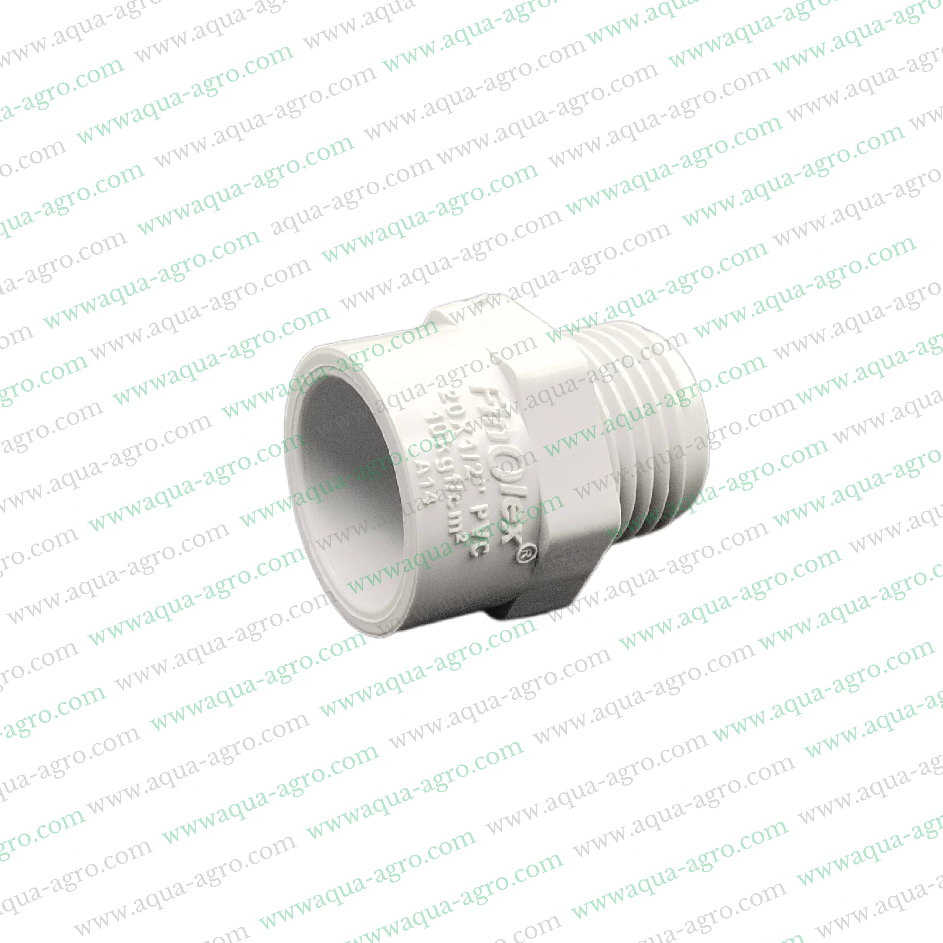 Male threaded adaptor,PVC pipe MTA 20mm,0.5-inch PVC fittings,Finolex pipe adaptor,Moulded pipe fittings