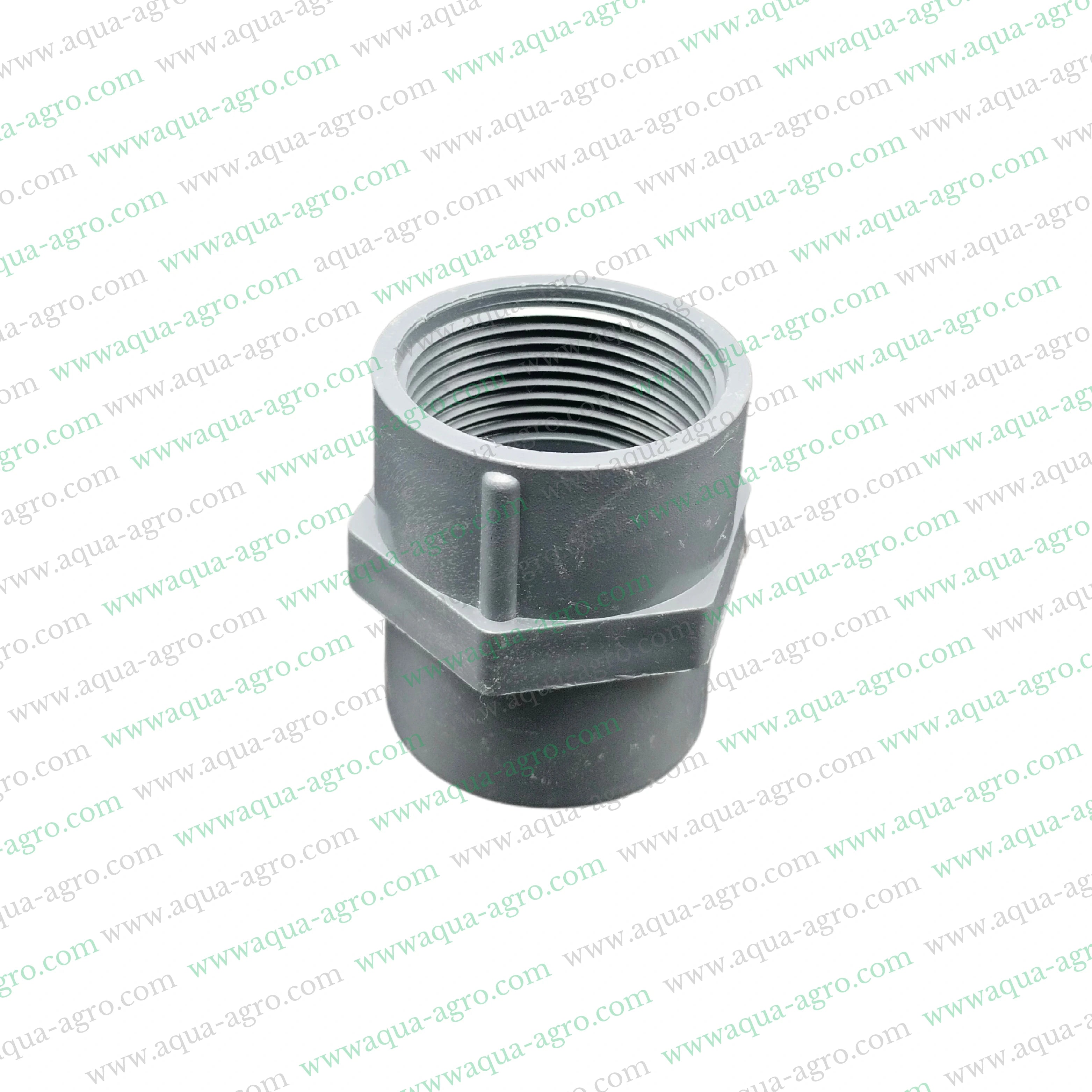PVC pipe fittings for plumbing,10 Kg f/cm2 PVC pipe fittings,Finolex 40mm pipe fitting,PVC threaded adaptor,PVC FTA female threaded adaptor