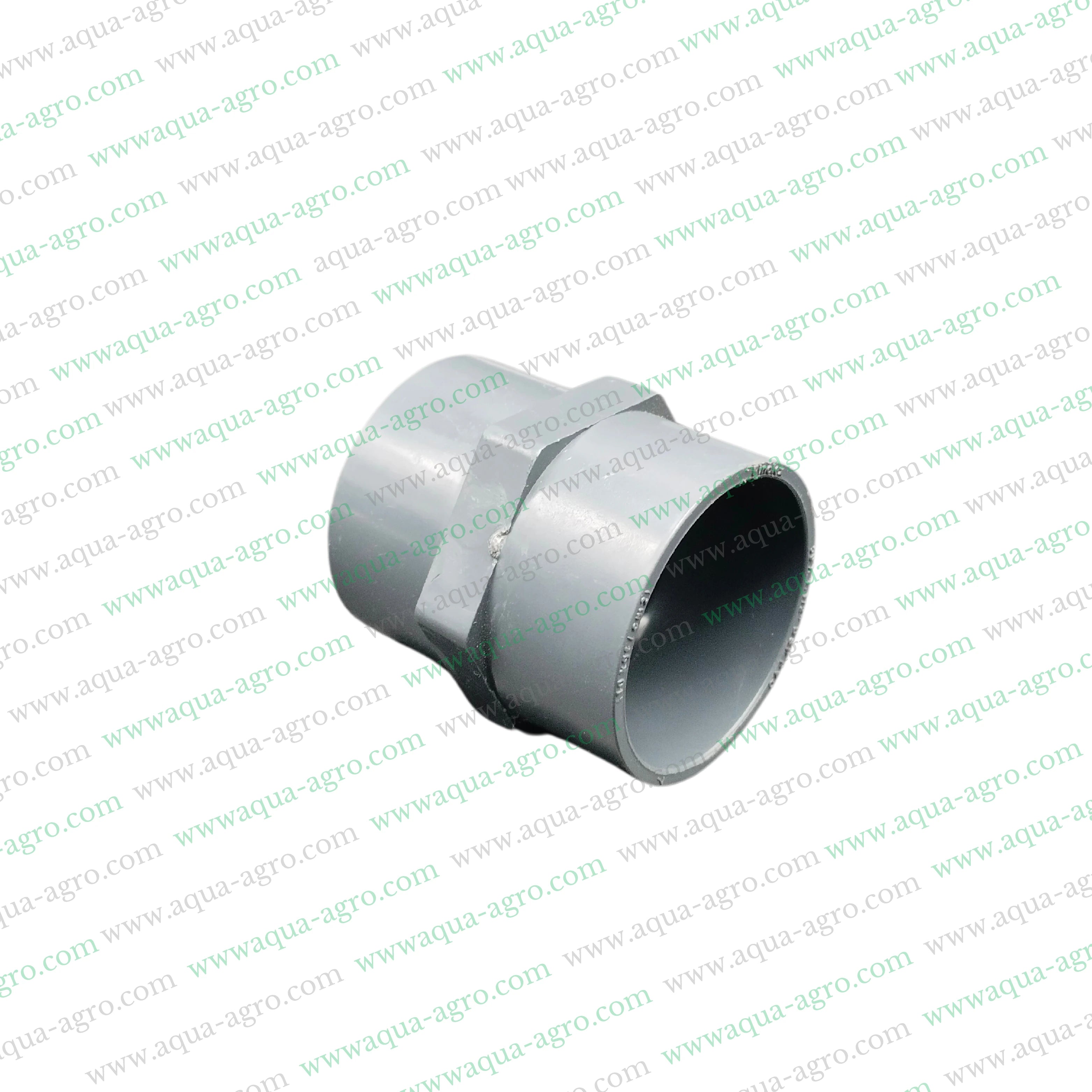 1.5 inch PVC adapter,50mm female threaded adapter,Moulded PVC adapter,PVC fittings for plumbing,PVC pipe 1.5 inch adapter