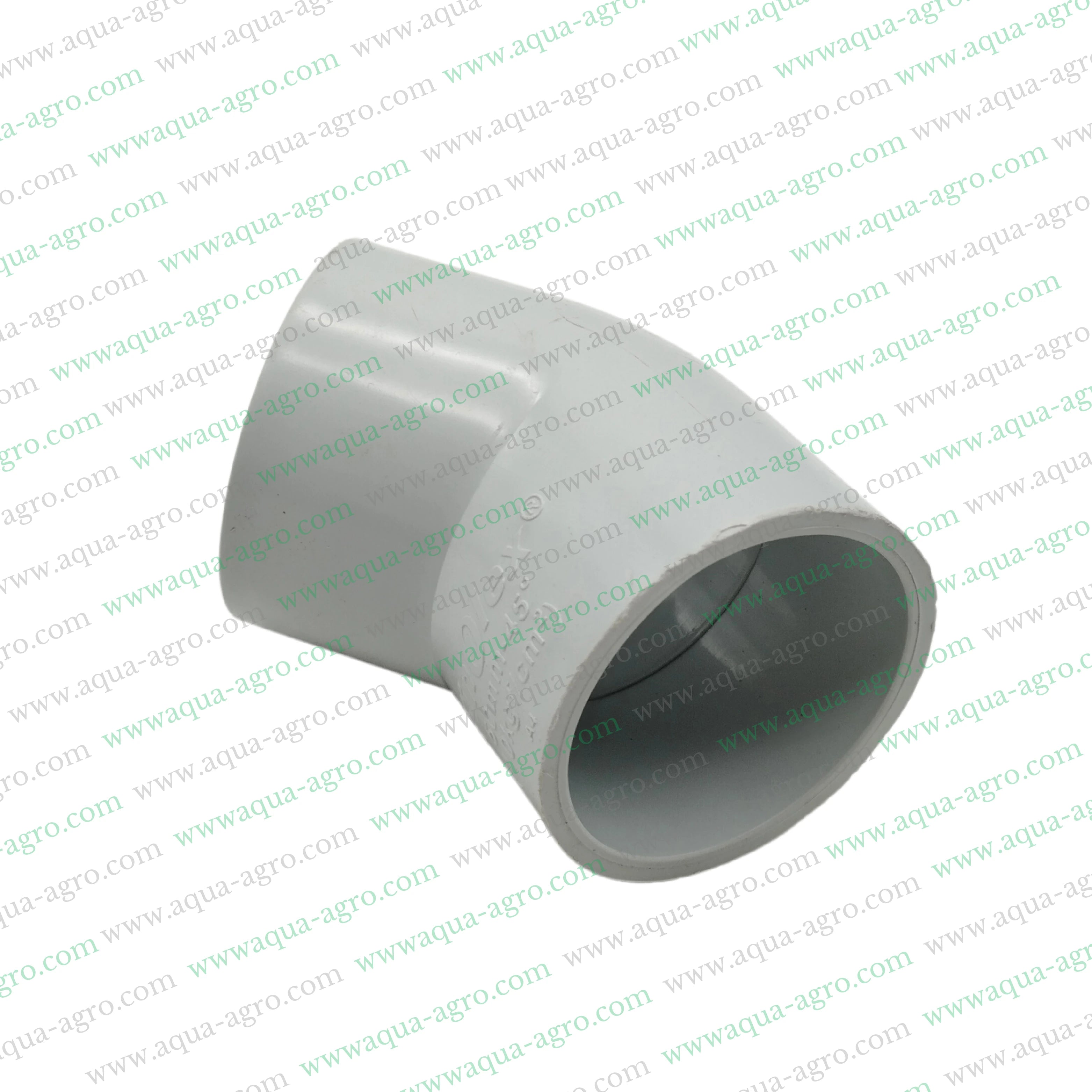 FINOLEX - Pvc Pipe & Accessories - Fittings - 1.5 inch (50mm) - Shoe Bend - 45 DEG - Moulded - 10 Kg-f-cm2