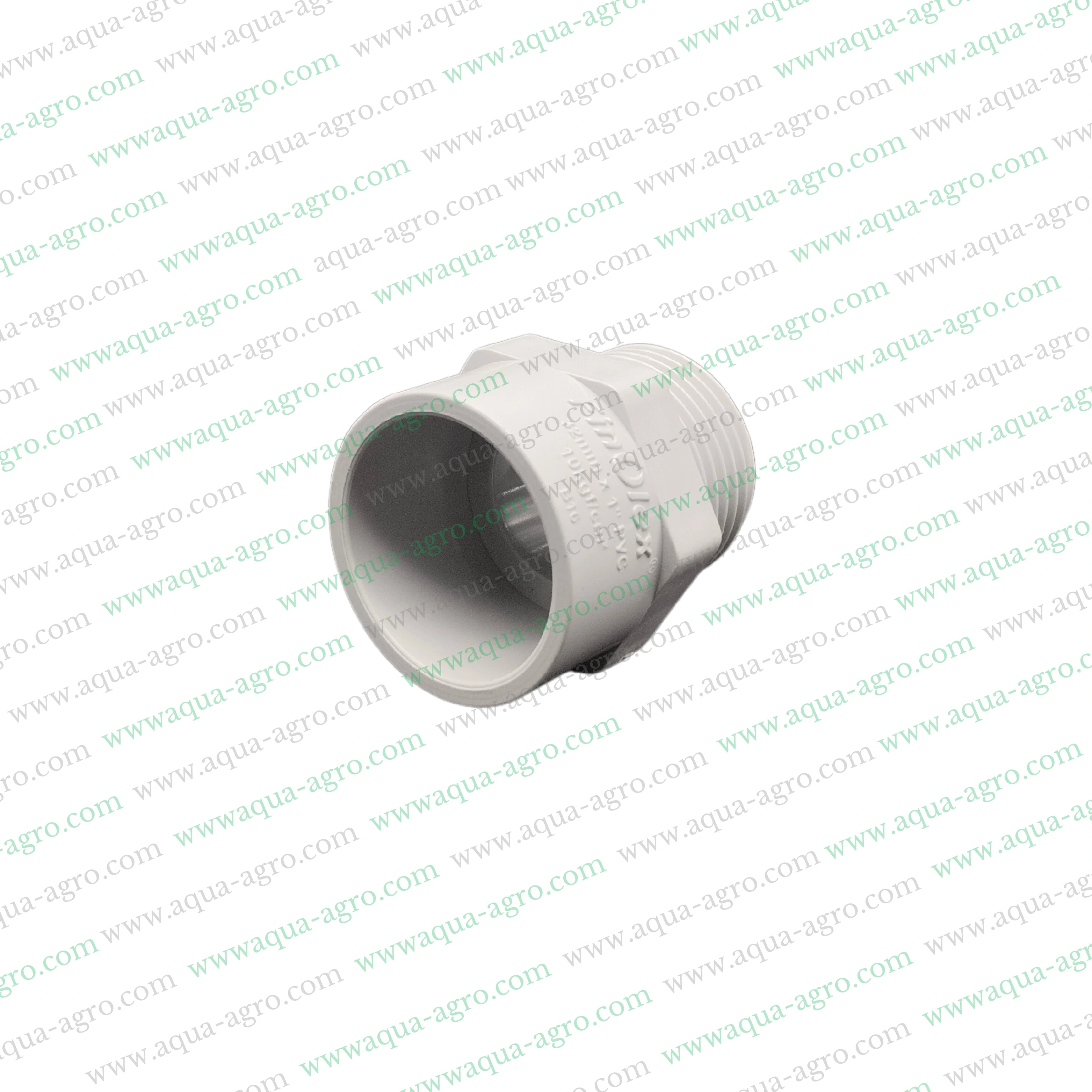 Male adapter PVC pipe,Finolex MTA adaptor,032mm male threaded pipe fitting,Heavy-duty PVC pipe fittings,PVC male thread adaptor