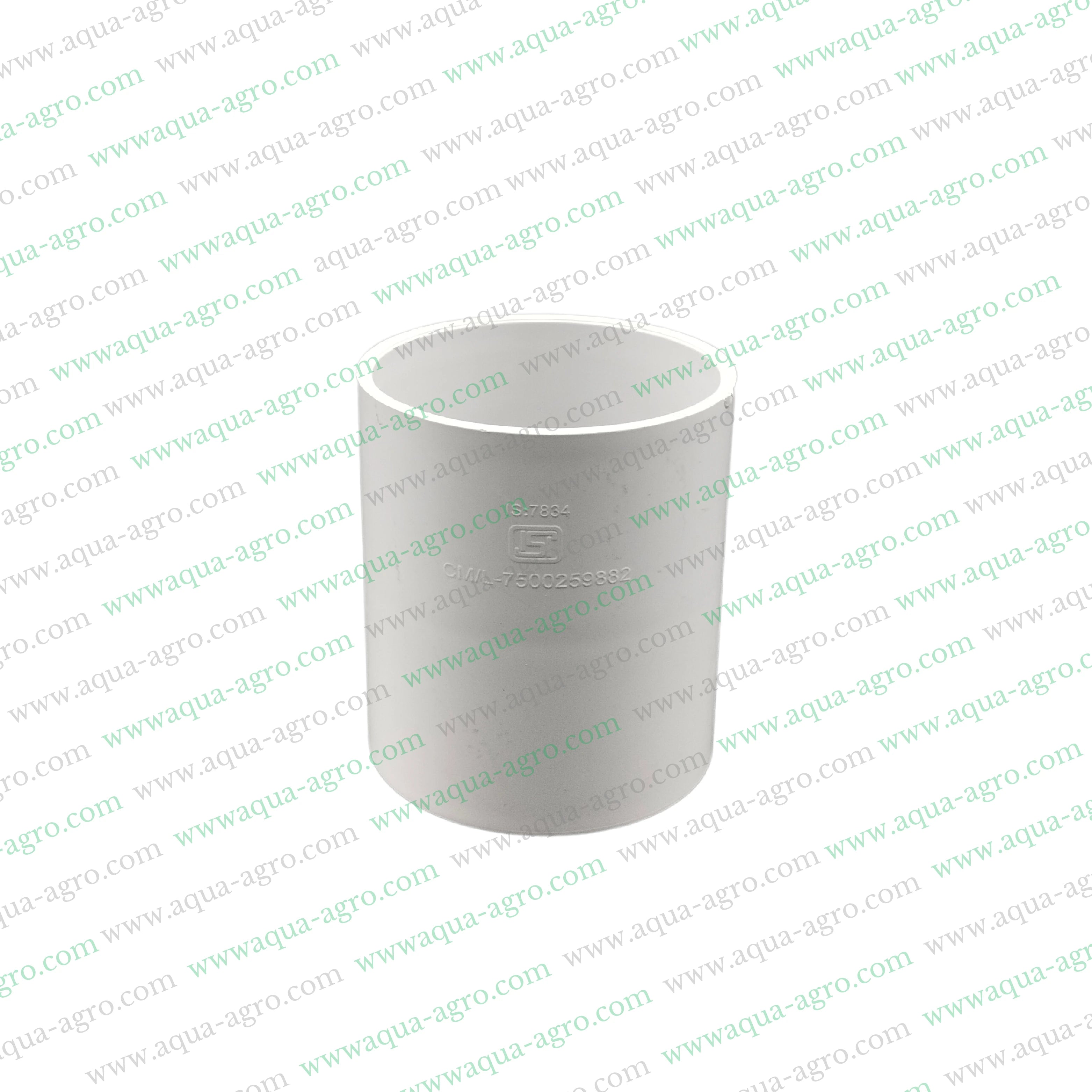 PVC Pipe Fittings,75mm Coupler,PVC Pipe Joiner,Moulded PVC Coupler,6 kg/cm² Pipe Fittings