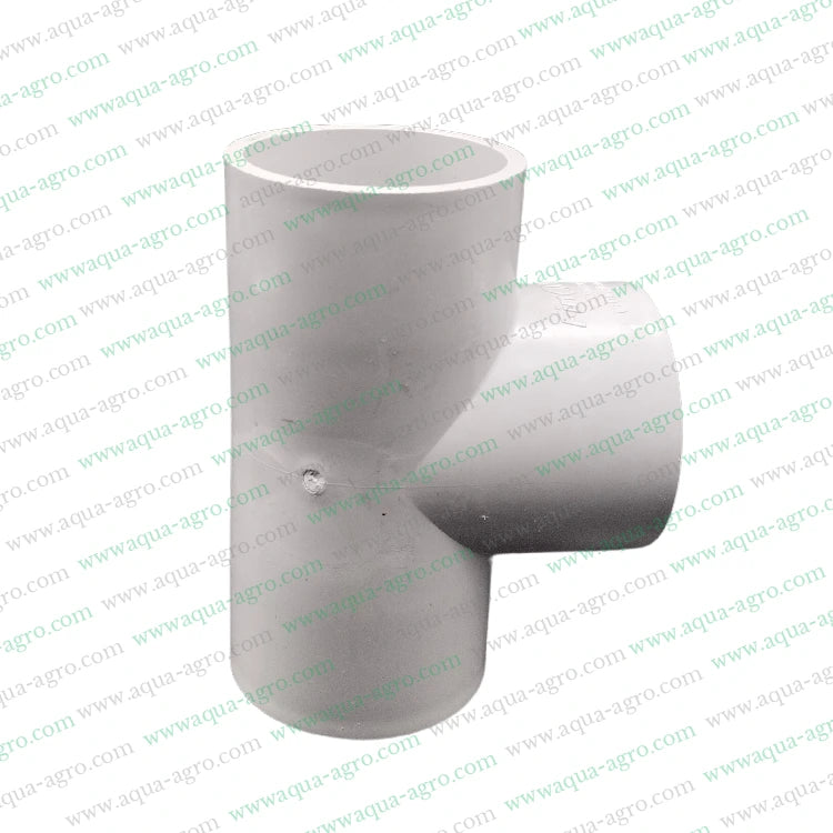 75mm PVC equal tee,2.5-inch PVC tee,Finolex pipe accessories,10 kg/cm² PVC fittings,Equal tee moulded fittings