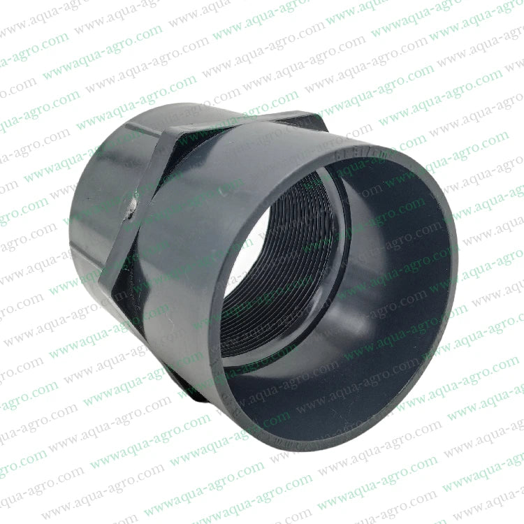 PVC Pipe Fittings,2.5 Inch PVC Pipe Fittings,75mm PVC Pipe Adapter,Female Threaded Adapter PVC,PVC Fittings 6 kg/cm²