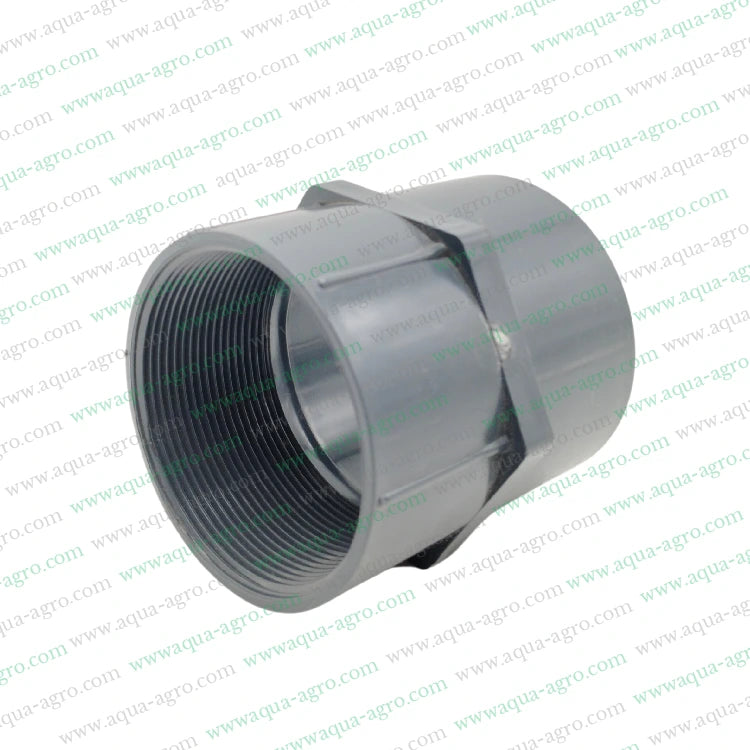 PVC Pipe Fittings,2.5 Inch PVC Pipe Fittings,75mm PVC Pipe Adapter,Female Threaded Adapter PVC,PVC Fittings 6 kg/cm²