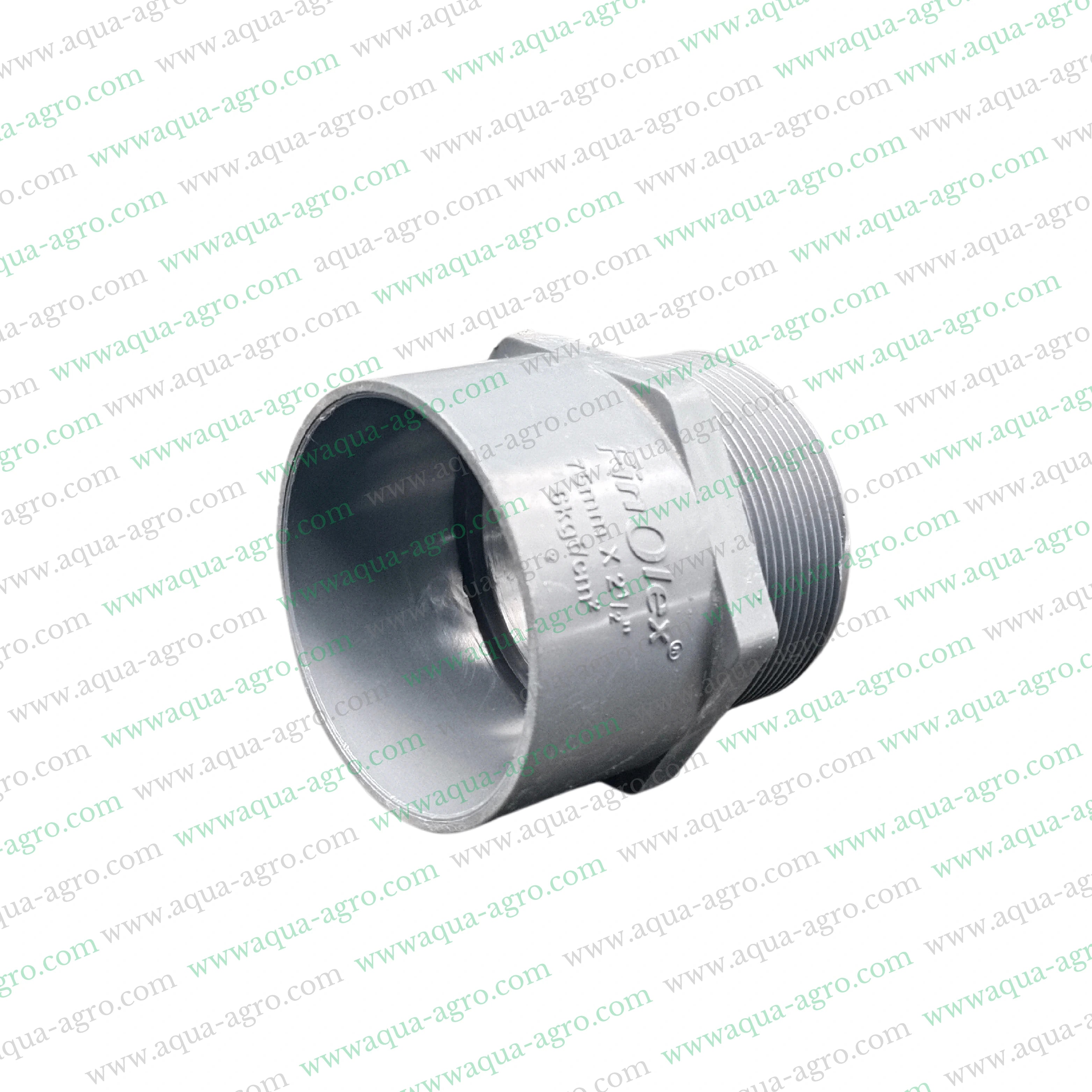 Finolex 2.5 inch Male Thread Adaptor,PVC MTA Adaptor 75mm 6KG,PVC Pipe Fittings 2.5 inch,Moulded PVC Adaptor 75mm,Finolex Threaded Pipe Fittings