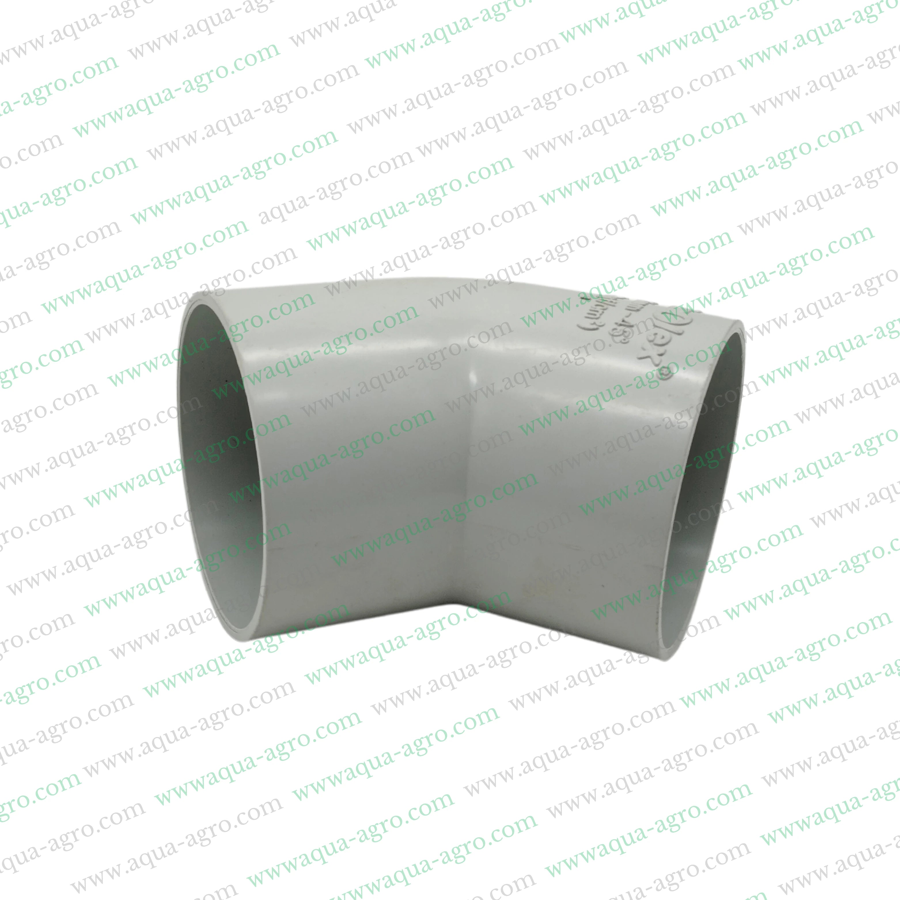 FINOLEX - Pvc Pipe & Accessories - Fittings - 2.5 inch (75mm) - Shoe Bend - 45 DEG - Moulded - 6 Kg-f-cm2