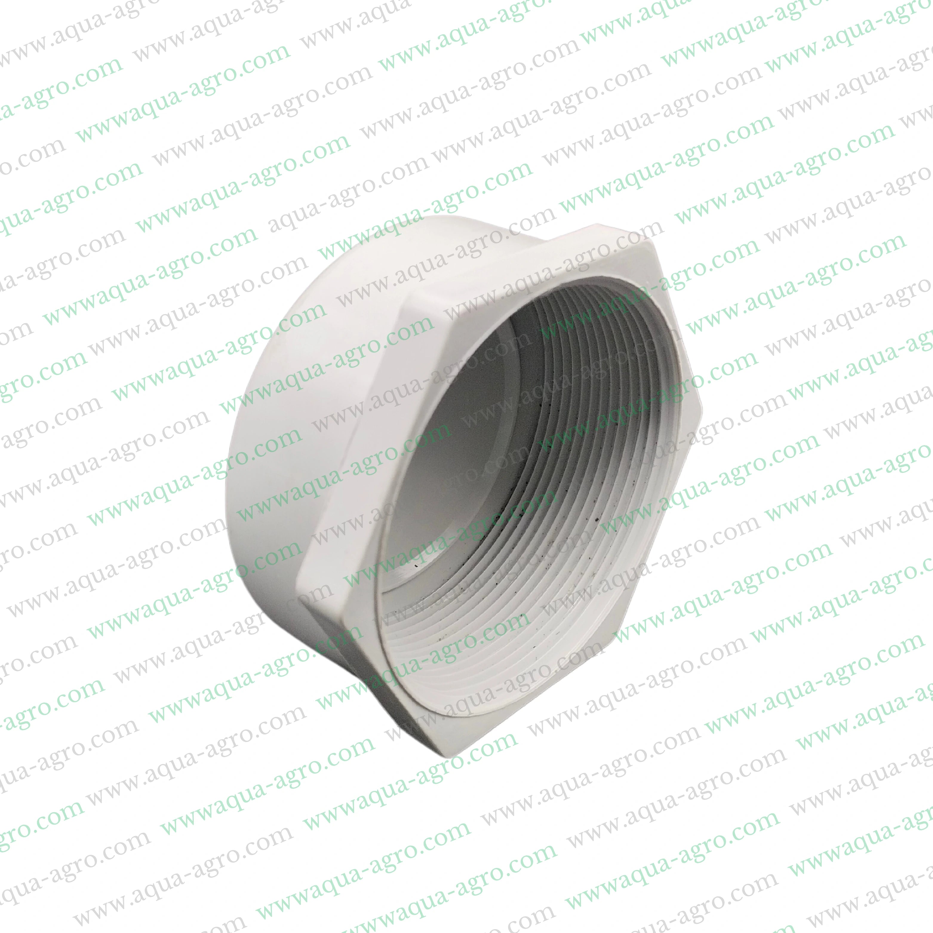 2.5 inch PVC pipe fittings,75mm PVC end cap,Threaded PVC cap,Heavy-duty PVC end cap,Finolex 2.5 inch accessories