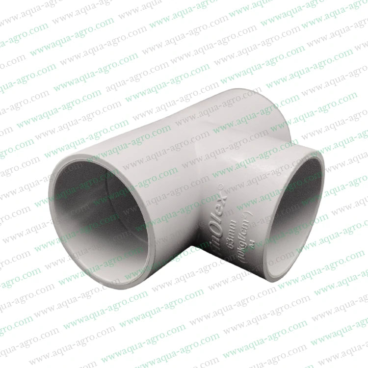 2 Inch PVC Equal Tee,PVC Pipe Accessories,63mm PVC Equal Tee,High-Pressure PVC Tee Fittings,Durable PVC Pipe Fittings