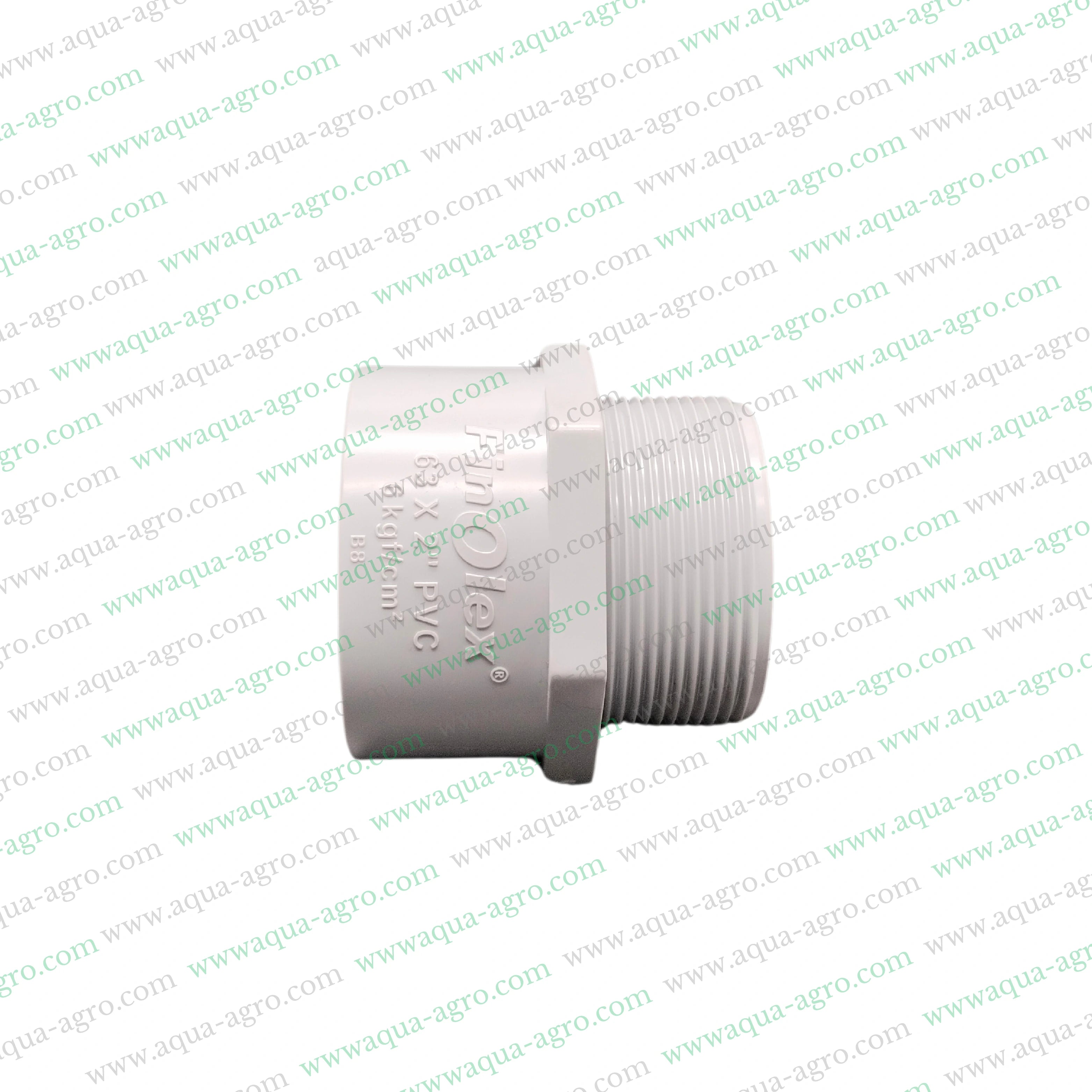 Finolex PVC pipe accessories,2-inch PVC pipe fittings,63mm PVC male threaded adaptor,Finolex 2-inch adaptor,PVC pipe accessories online