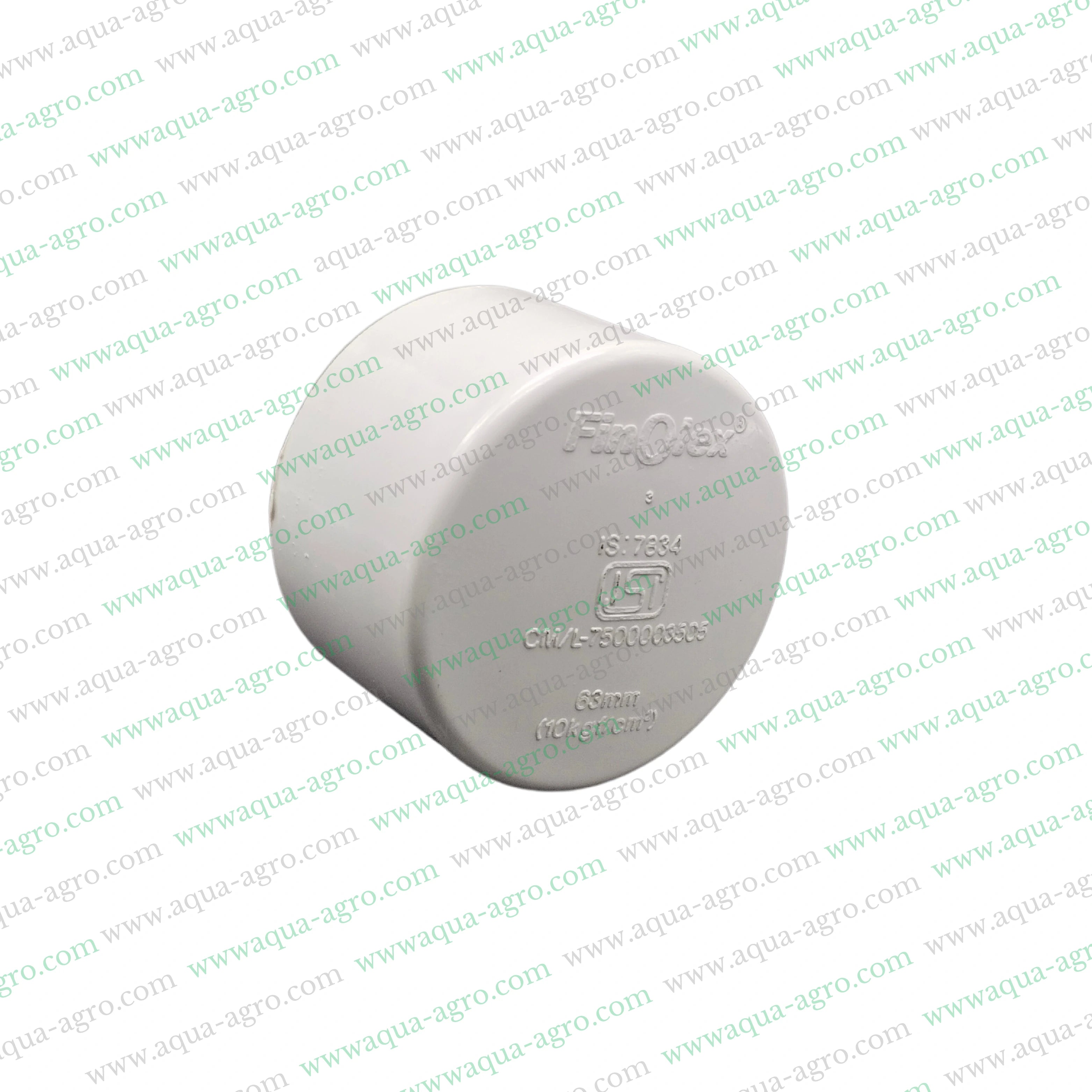 2 Inch PVC End Cap,63mm PVC End Cap,Plain End Cap for PVC Pipes,10 Kg Pressure PVC End Cap,Pipe End Cap for Plumbing