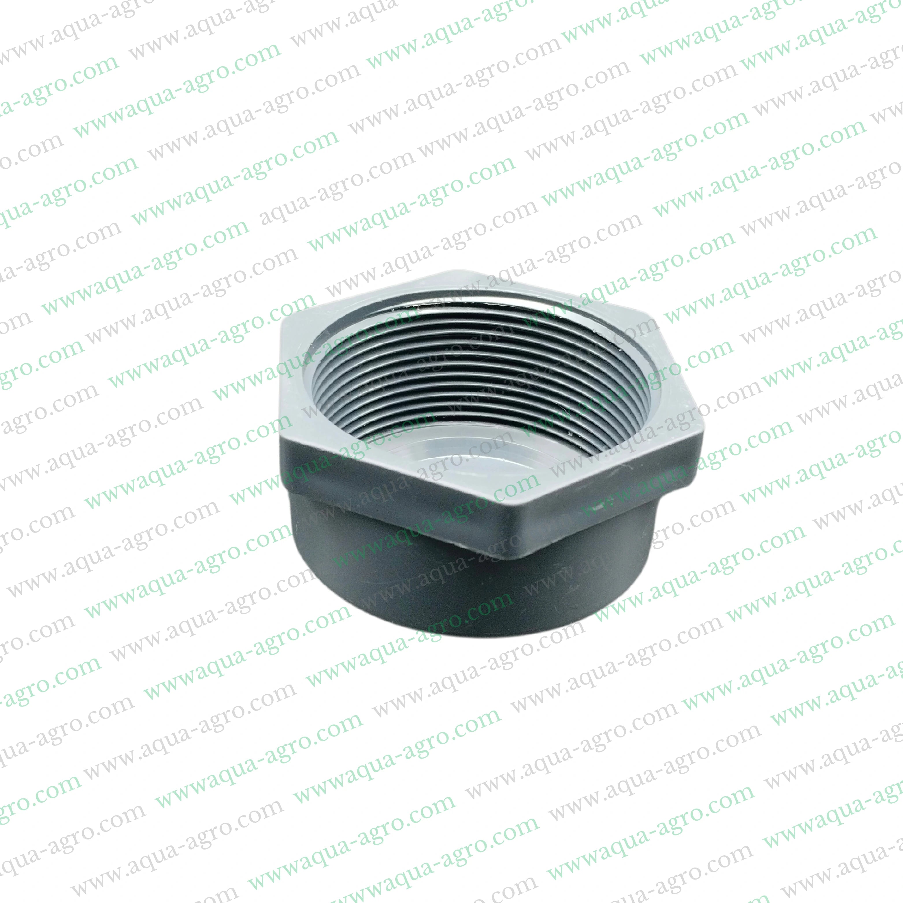 2-inch PVC Pipe,63mm PVC Fittings,Threaded End Cap,Moulded End Cap,PVC Pipe Fittings
