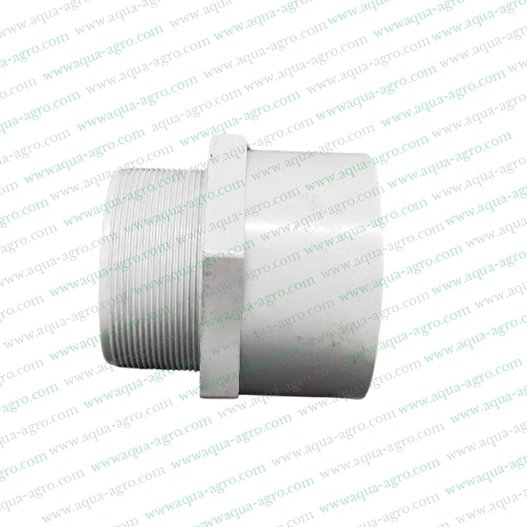 Finolex PVC Pipe Accessories,3 Inch PVC Male Threaded Adaptor,PVC Pipe Fittings 90mm,Male Threaded Adaptor Moulded,10 kgf/cm² Pipe Fitting