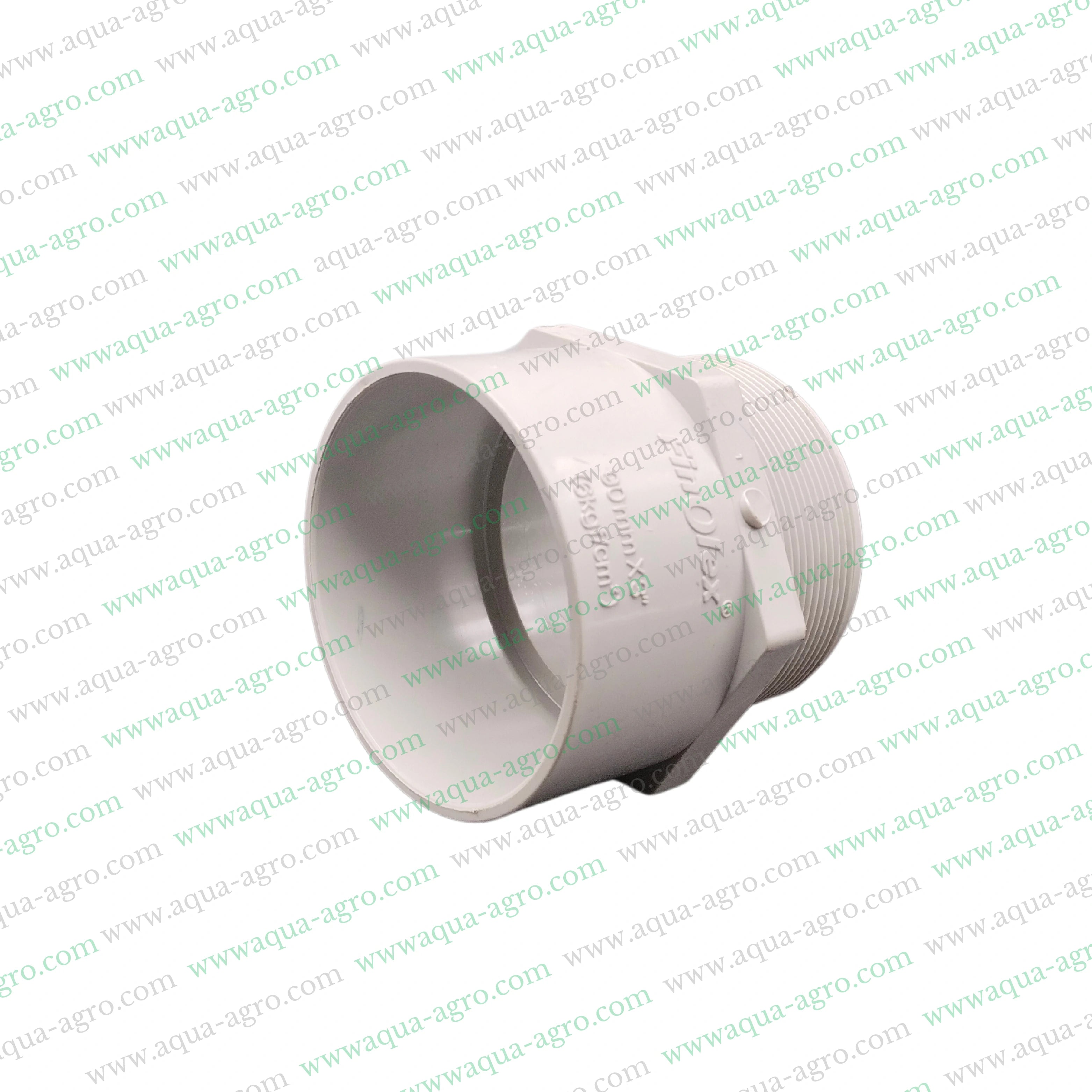 3-inch PVC male threaded adaptor,90mm male threaded pipe fittings,MTA male threaded adaptor,Moulded PVC pipe fittings,Finolex 3-inch pipe accessories