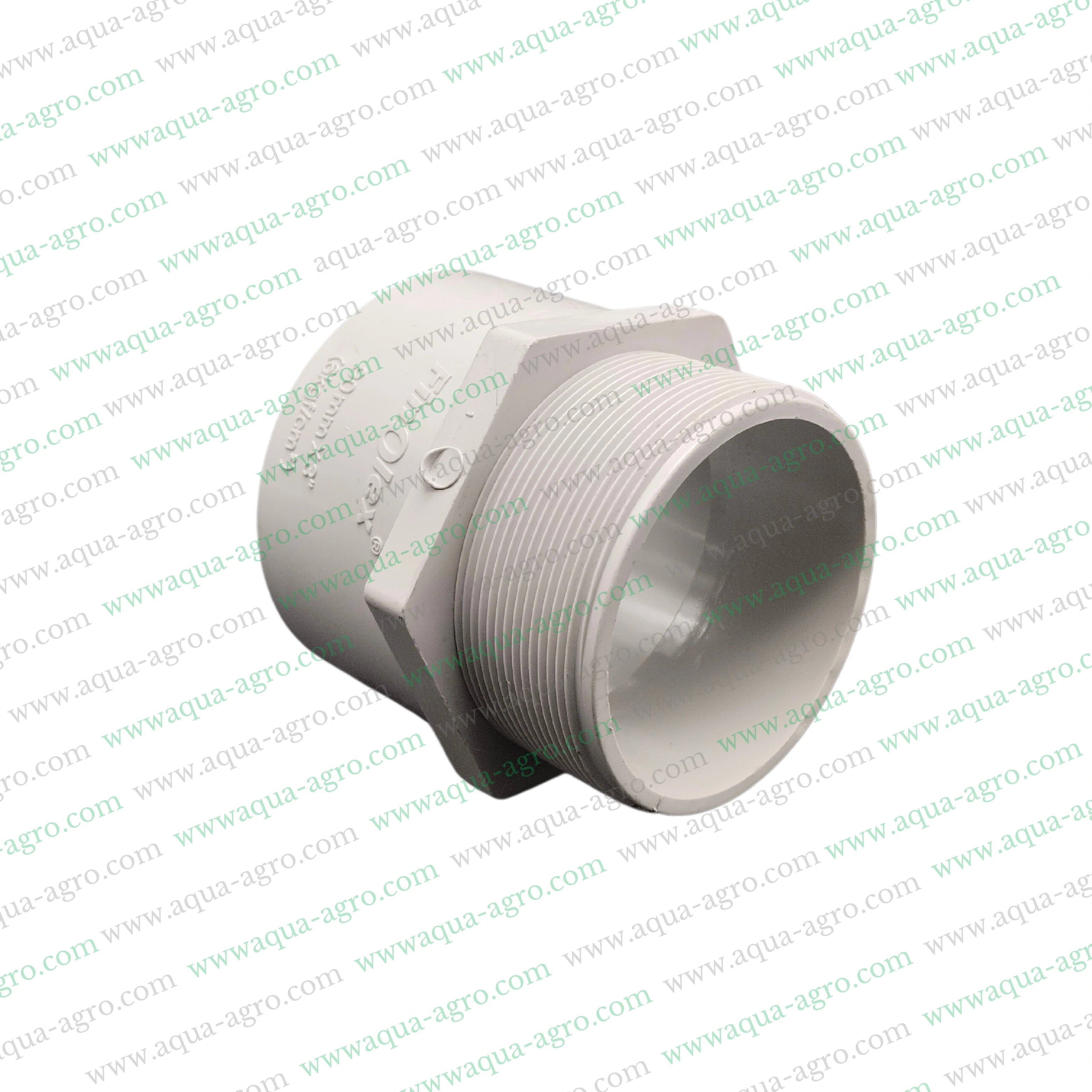 3-inch PVC male threaded adaptor,90mm male threaded pipe fittings,MTA male threaded adaptor,Moulded PVC pipe fittings,Finolex 3-inch pipe accessories