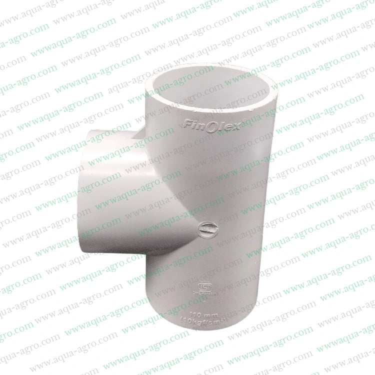 4-inch PVC equal tee,110mm PVC pipe fittings,Moulded equal tee,10kg PVC pipe fittings,Finolex 4-inch tee fitting