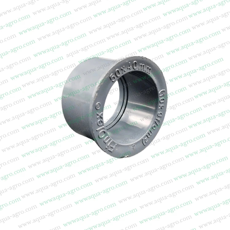 Finolex PVC pipe accessories,PVC pipe fittings,Reducer bush,1.5 inch PVC pipe,50mm to 40mm reducer bush
