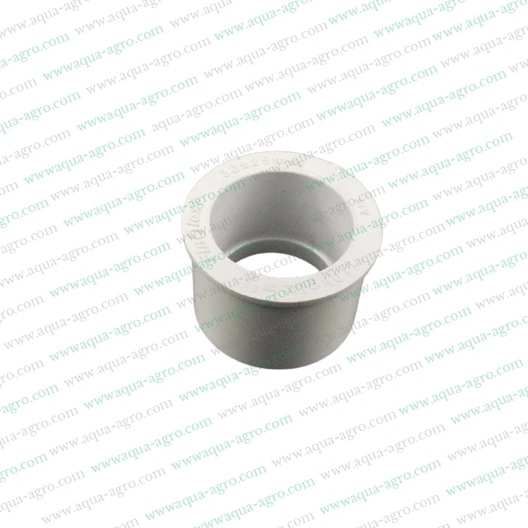PVC pipe accessories,Reducer bush,1 inch reducer bush,32mm x 0.75 inch reducer,25mm moulded reducer