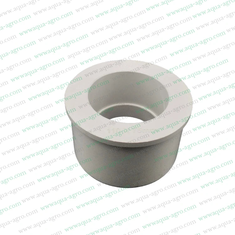Reducer bush,4 inch 110mm,2.5 inch 75mm,Moulded fittings,PVC reducer bush