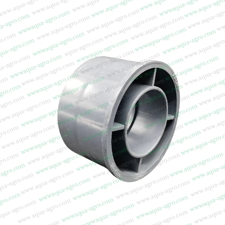 Finolex PVC pipe accessories,Finolex reducer bush,4-inch reducer bush,110mm x 2-inch reducer bush,63mm reducer bush