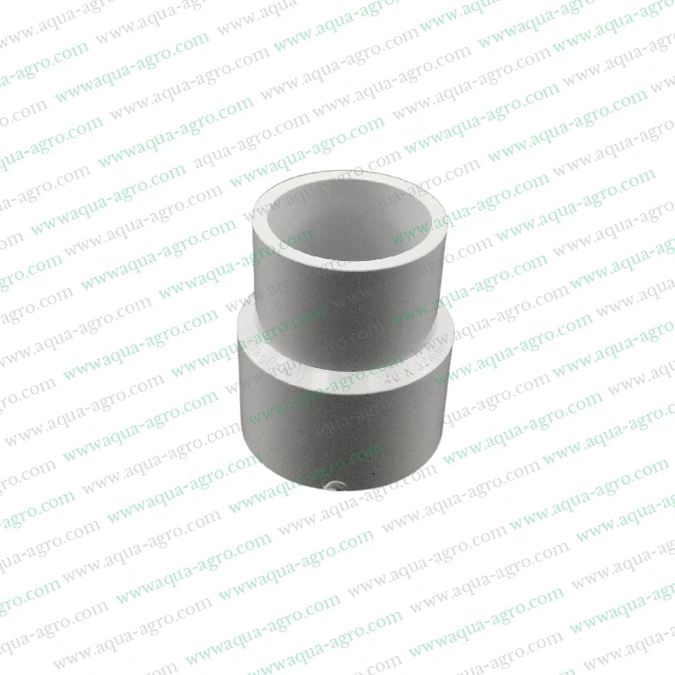1.25 Inch PVC Pipe Fittings,40mm x 32mm Pipe Reducer,Moulded PVC Pipe Accessories,Finolex Plumbing Fittings,PVC Fittings for Pipes