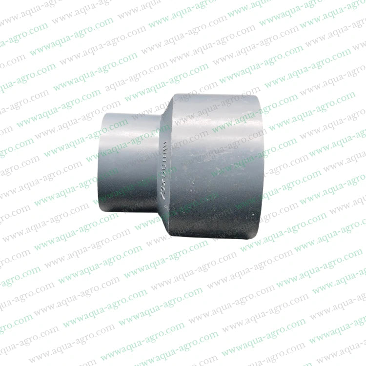 2.5 inch PVC pipe connector,1.5 inch PVC reducing coupler,Moulded PVC reducing coupler,PVC pipe coupler 75mm x 50mm,Finolex pipe fittings for plumbing