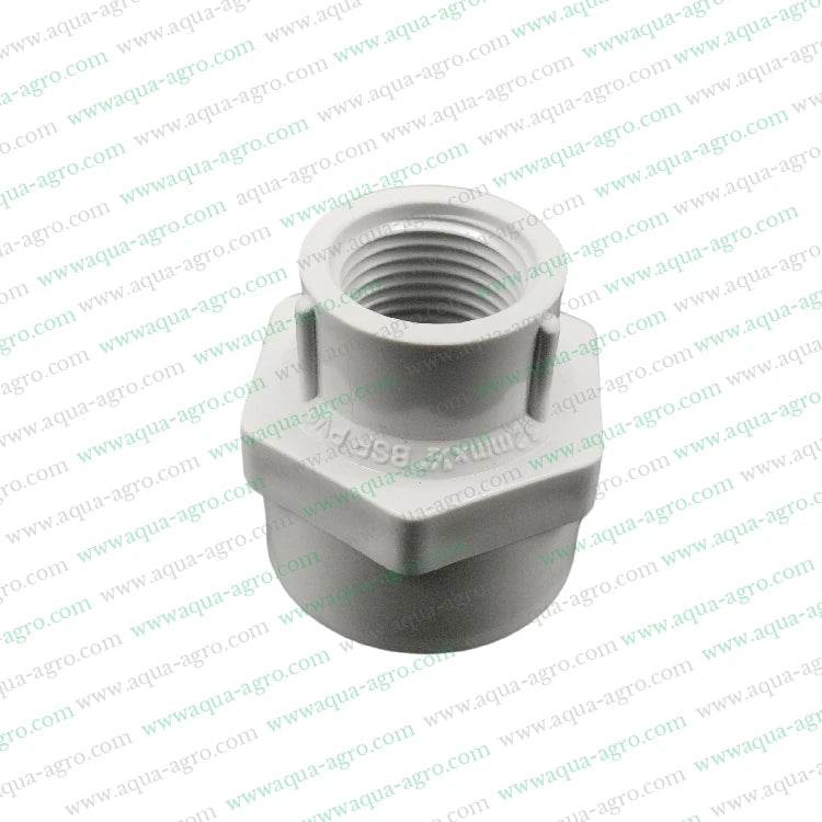 20mm PVC adapter,Female threaded adapter,PVC pipe accessories,Finolex PVC fittings,Moulded PVC fittings