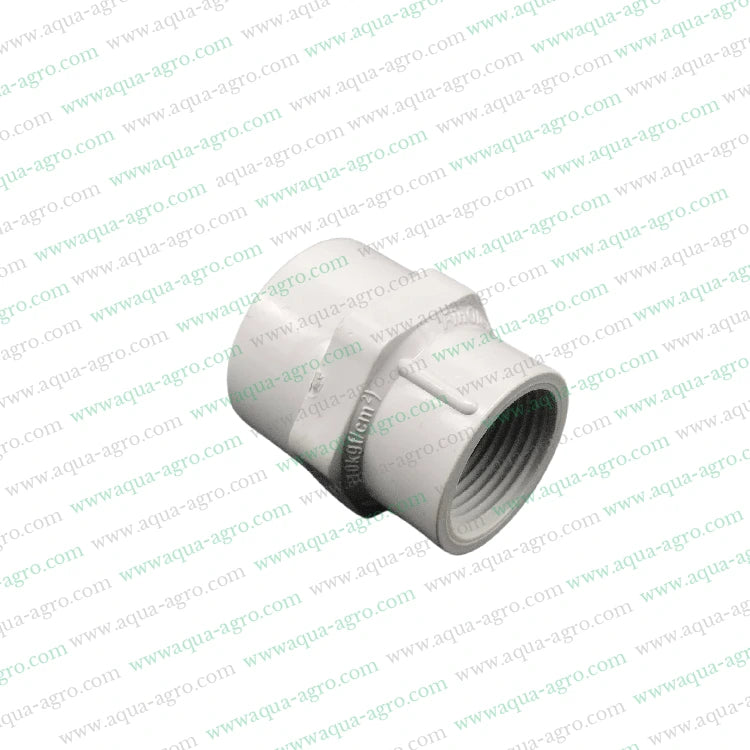 0.75 inch PVC fittings,25mm PVC female threaded adapter,Female threaded adaptor PVC,10 kg/cm² PVC fittings,Moulded PVC fittings
