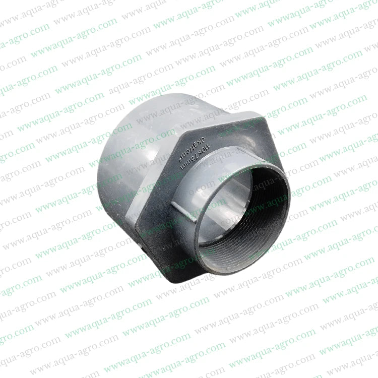 PVC Pipe Fittings,2.5 Inch PVC Pipe Fittings,75mm PVC Pipe Adapter,Female Threaded Adapter PVC,PVC Fittings 6 kg/cm²