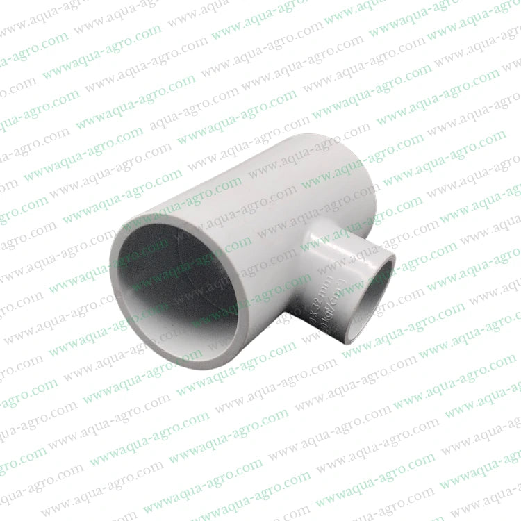1.5 inch PVC reducing tee,PVC pipe accessories,Moulded PVC fittings,50mm x 32mm PVC fitting,PVC plumbing fittings