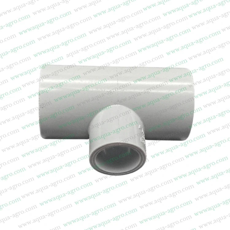 1 Inch PVC Reducing Tee,32mm x 20mm PVC Tee,PVC Tee Fittings,10kg/cm² PVC Fittings,Moulded Reducing Tee