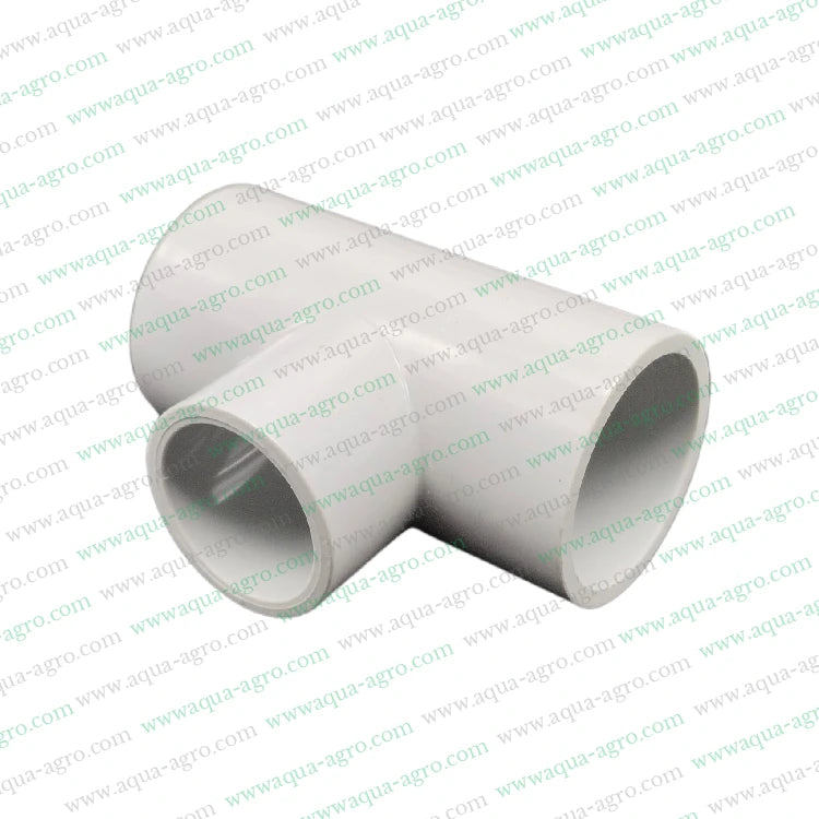 PVC reducing tee 1-inch,32mm x 25mm PVC reducing tee,Finolex pipe accessories,Moulded PVC reducing tee 10kg,Finolex 10kg/cm² pipe fittings