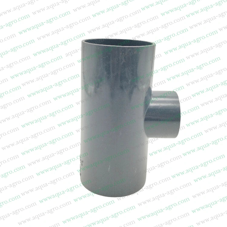 Finolex PVC pipe reducing tee,PVC pipe fittings,Reducing tee fitting,2.5-inch PVC reducing tee,75mm PVC reducing tee