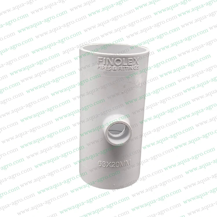 High pressure PVC fitting,Finolex fittings online,Pipe fitting for irrigation,Heavy-duty PVC reducing tee,Finolex 63mm 20mm fitting