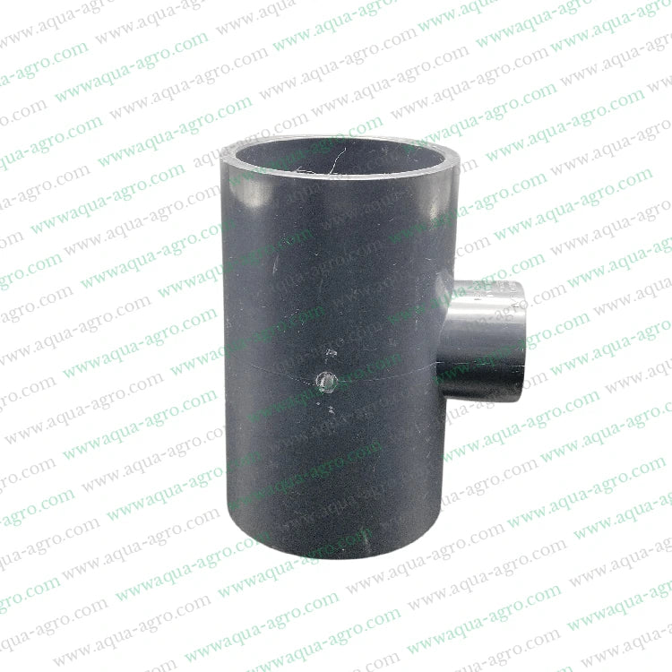 10 Kg/cm² Pipe Fitting, PVC Reducer Tee,Water Pipe Accessories, PVC Tee 2 Inch x 1 Inch, Durable PVC Fittings