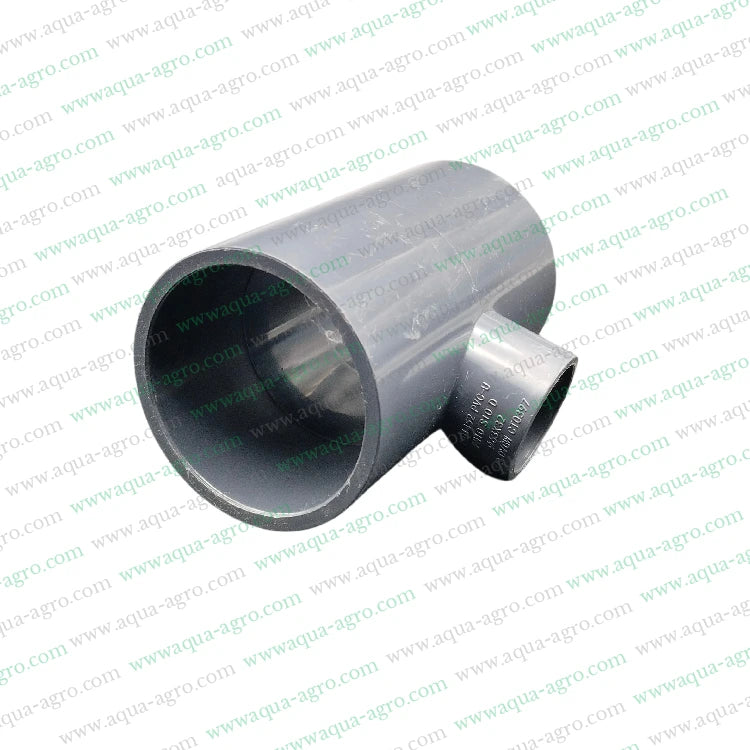 10 Kg/cm² Pipe Fitting, PVC Reducer Tee,Water Pipe Accessories, PVC Tee 2 Inch x 1 Inch, Durable PVC Fittings