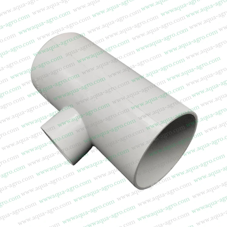 4 Inch PVC Reducing Tee,110mm x 63mm Pipe Fittings,PVC Fittings for Plumbing,Moulded PVC Tee Fitting,Finolex Reducing Tee