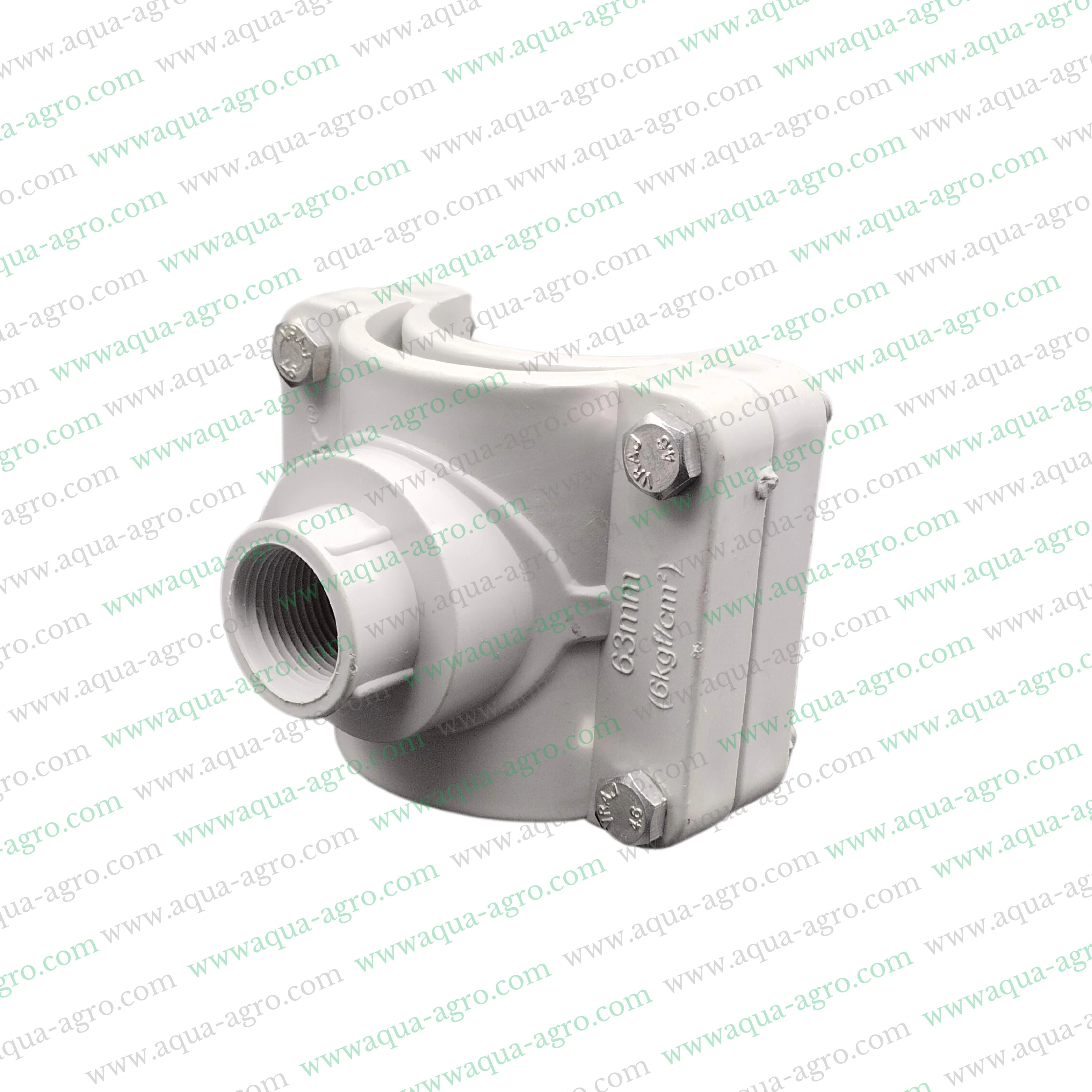 Service Saddle 2 inch,2 Inch PVC Service Saddle,PVC Pipe Fittings for Agriculture,Finolex PVC Pipe Fittings,Moulded PVC Service Saddle