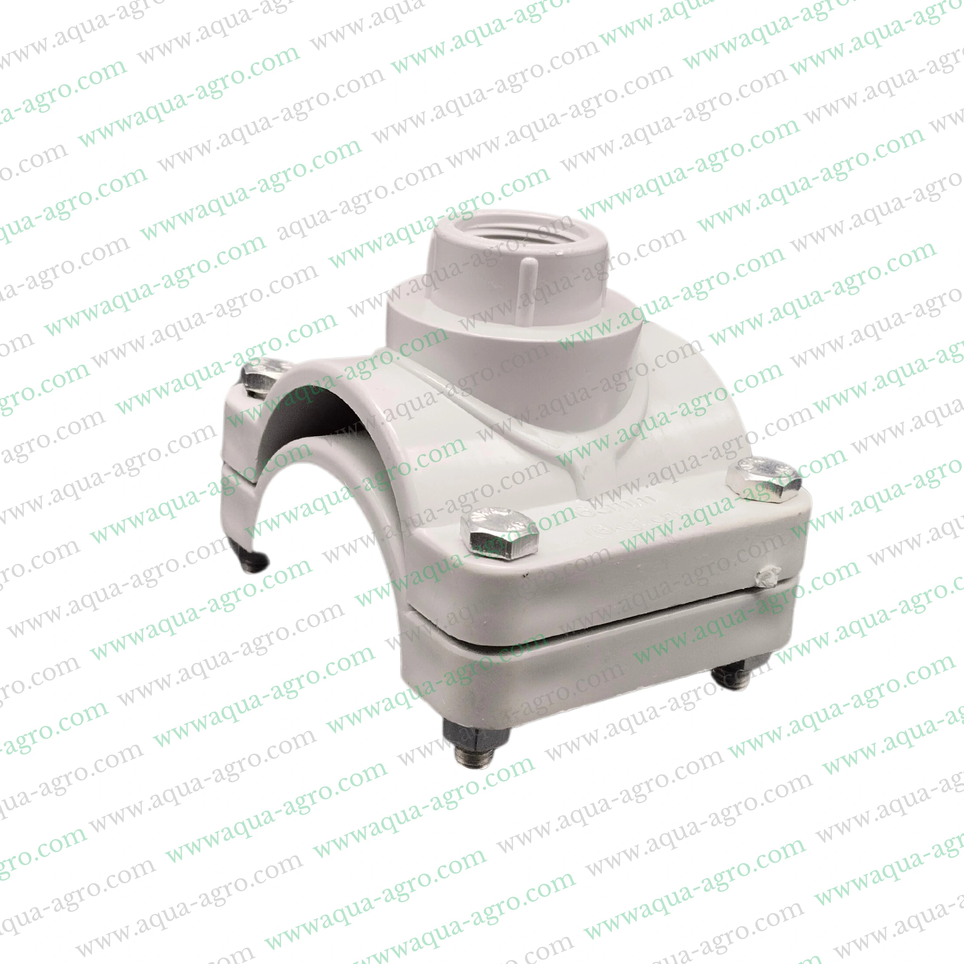 Service Saddle 2 inch,2 Inch PVC Service Saddle,PVC Pipe Fittings for Agriculture,Finolex PVC Pipe Fittings,Moulded PVC Service Saddle