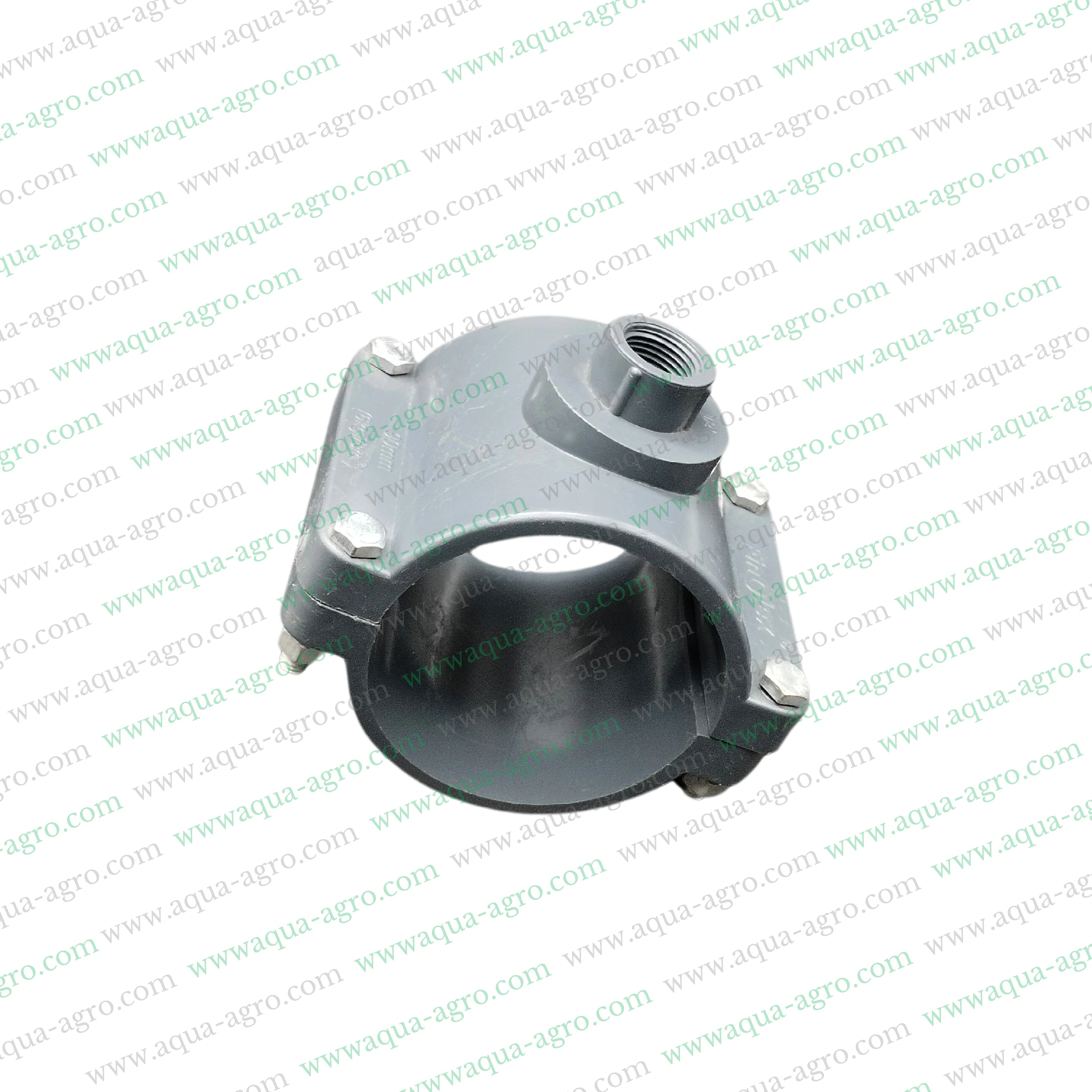 20mm PVC pipe saddle,PVC saddle for pipe fittings,Finolex fittings 6kg/cm²,PVC pipe accessories online,Pipe fittings for irrigation